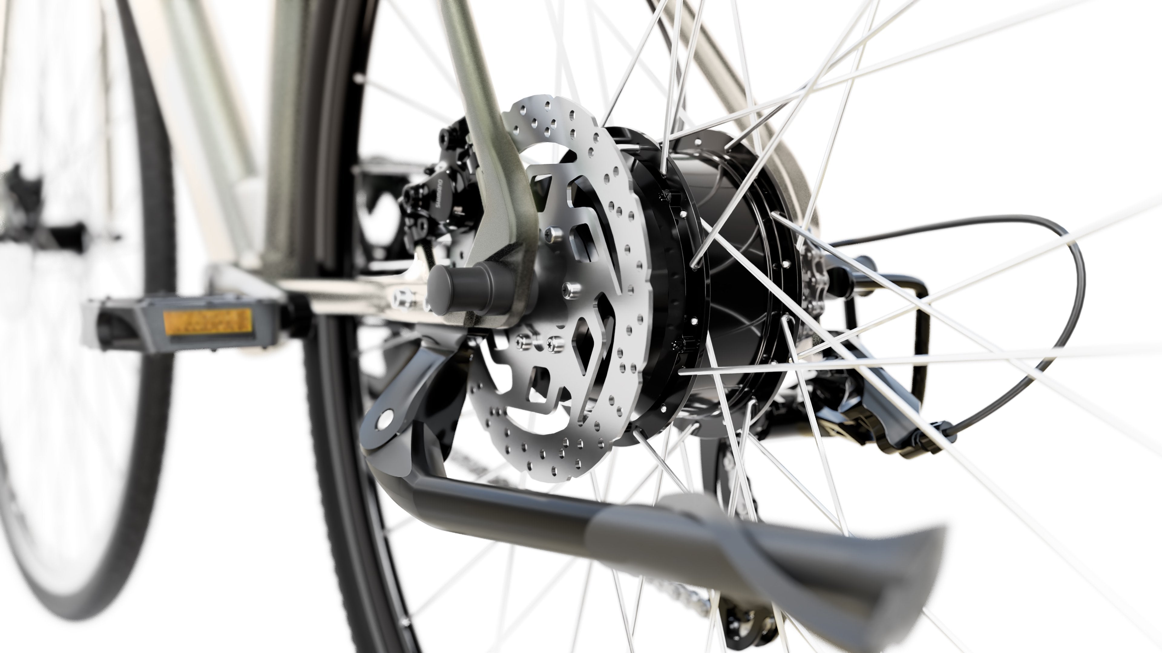 Sharp Gravel E-Bike 250w Motor App 70km GrN Glanz