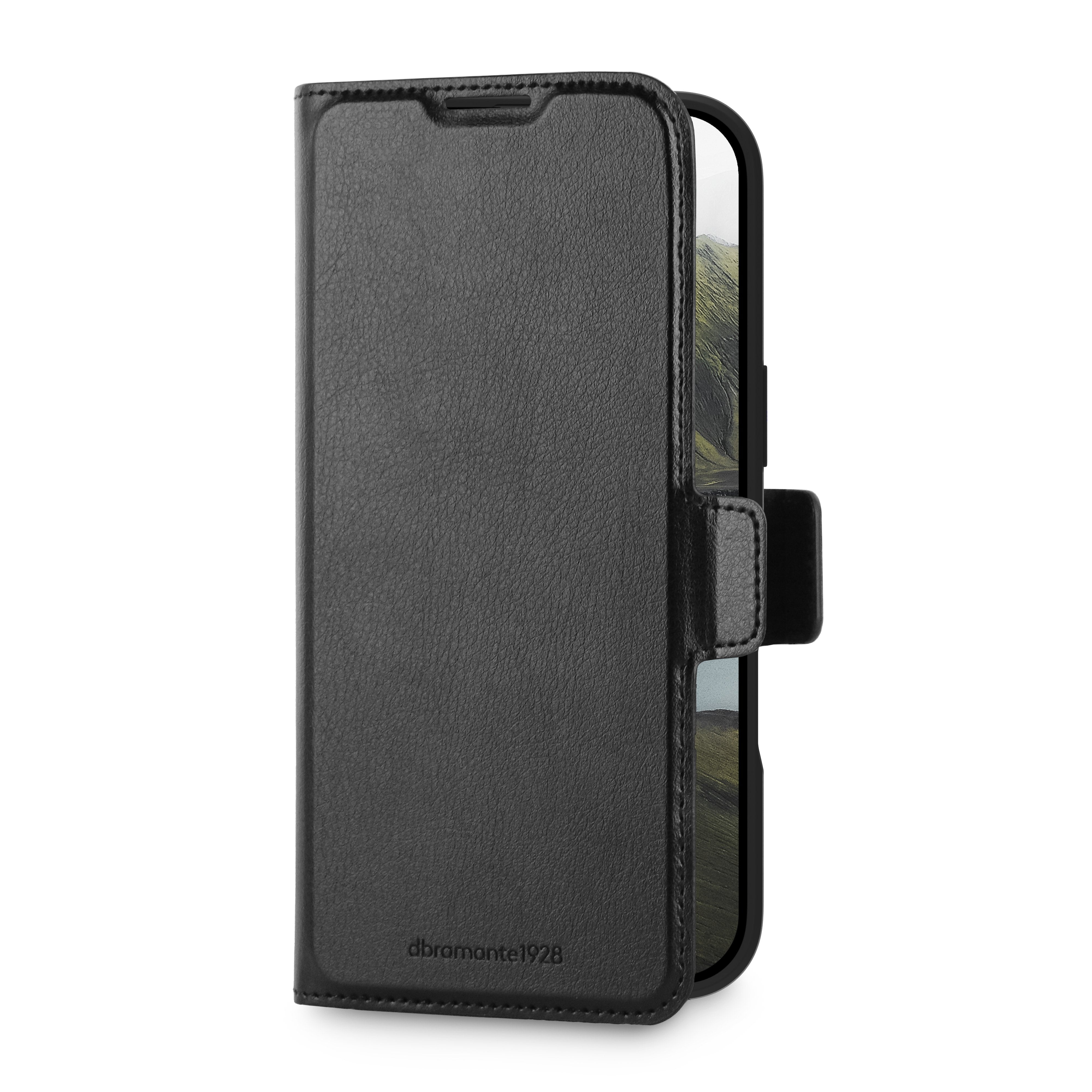 Dbramante1928 Oslo Pro Funda Con Tapa Para Teléfono Móvil Poliuretano (Pu) Plástico Negro