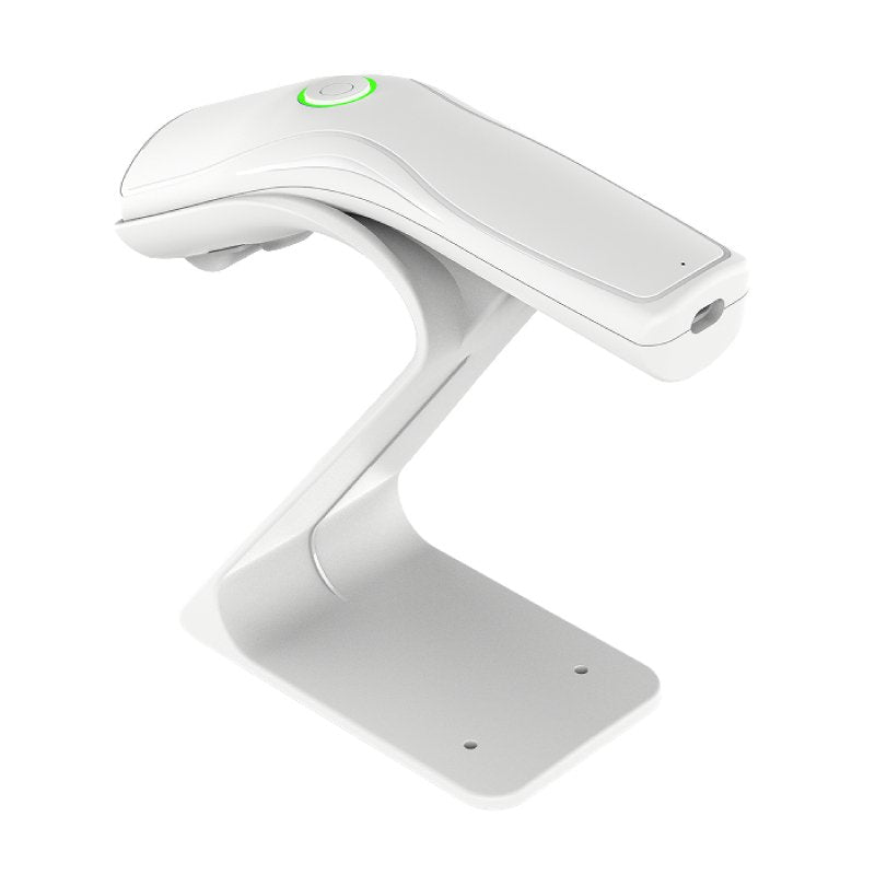 Iggual Lector Código Barras 2d Usb Botón Blanco