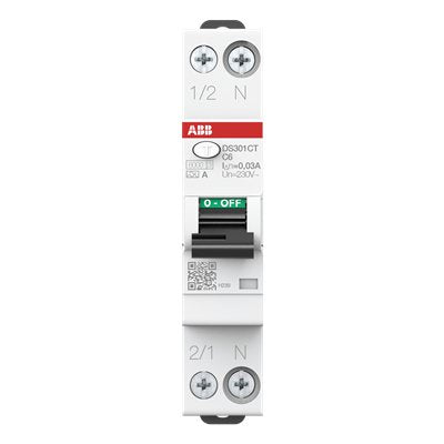 Fi Ls-Schalter 1te Dsx301ca-B16 0,03 6ka 1p+N Typ A B16 Flexline