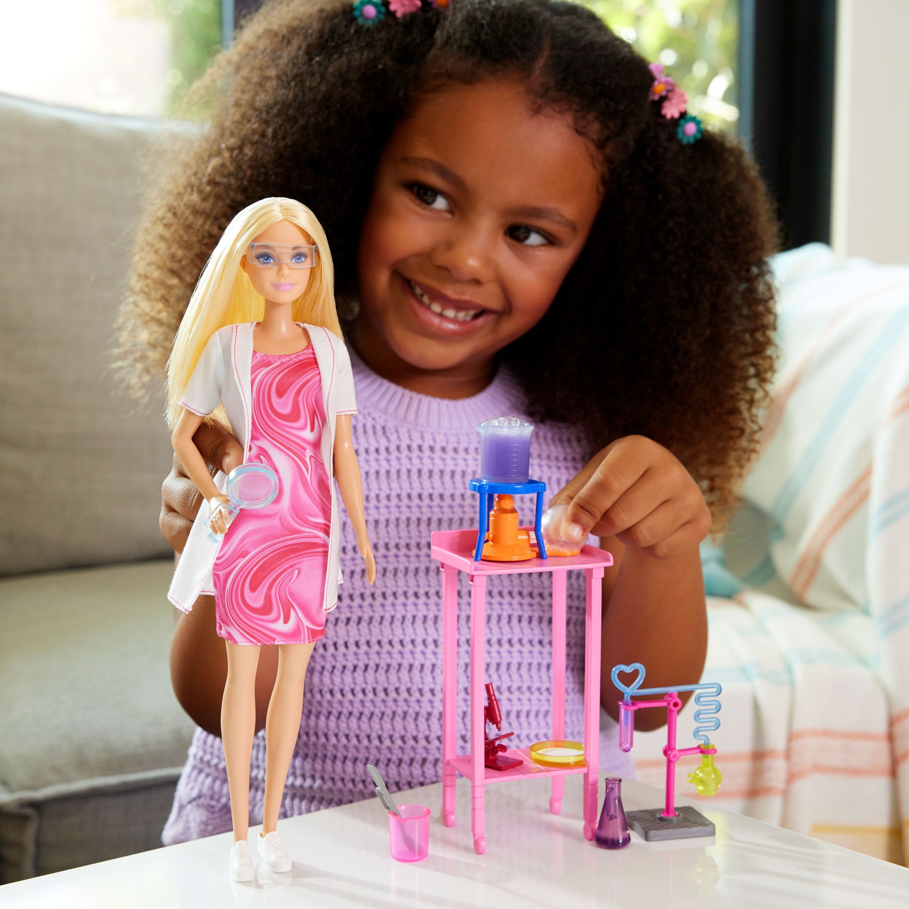 Muñeca Mattel Barbie Deluxe Career Científica   Jcr70
