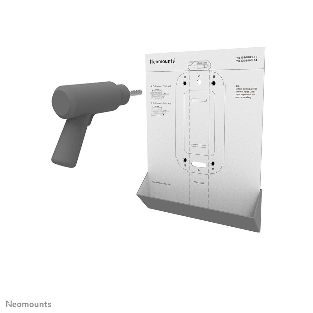 Neomounts Select Screen Wall Mount (Full Motion, 2 Pivots, Vesa 200x200) (Wl40s-840bl12