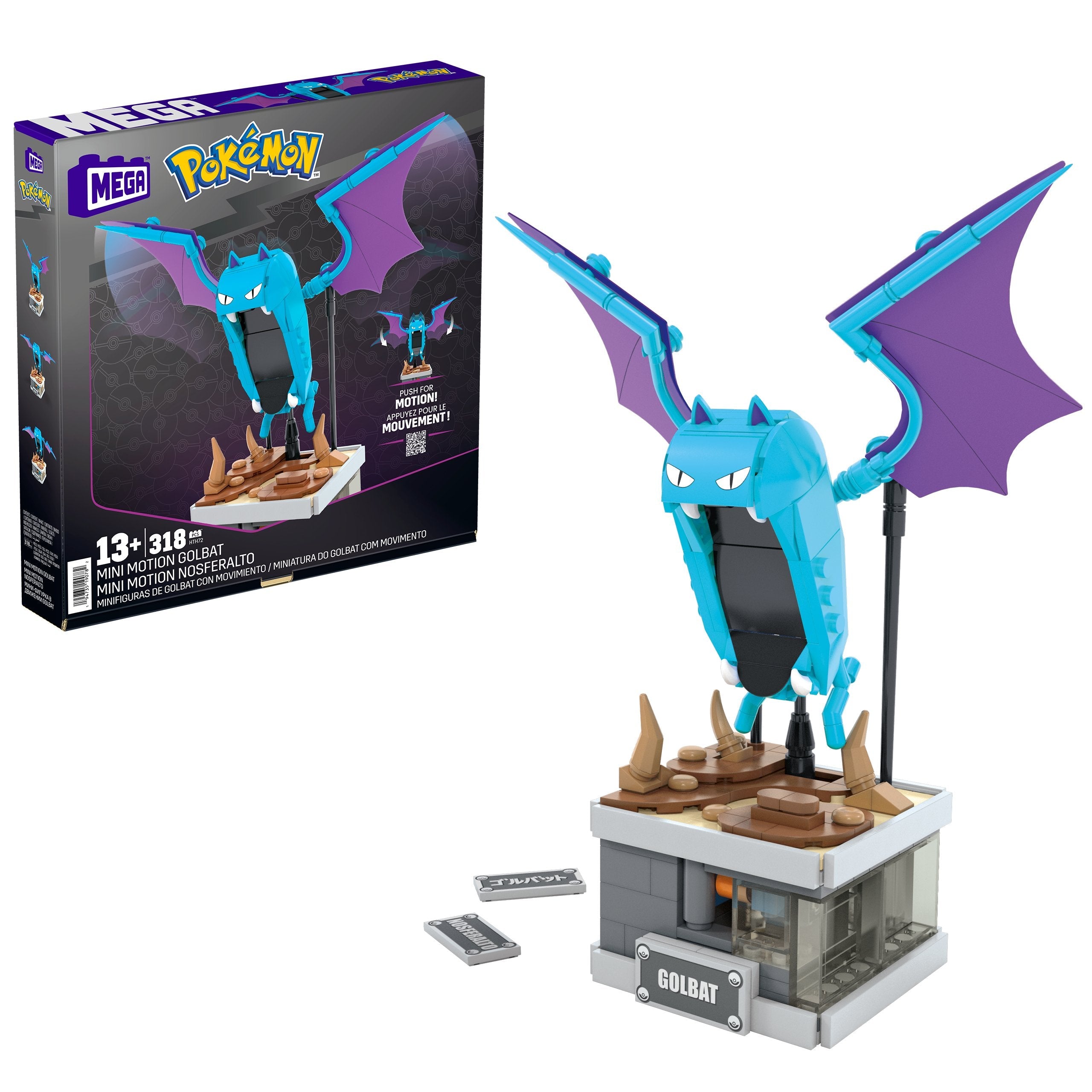 Mattel Mega Pokémon Mini Motion Golbat