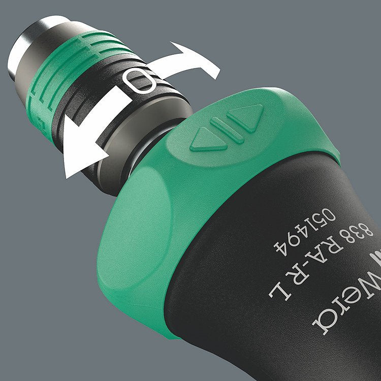 Destornillador Wera Kraftform Kompakt 60 Ra-R Imperial 1 Múltiple  Plano