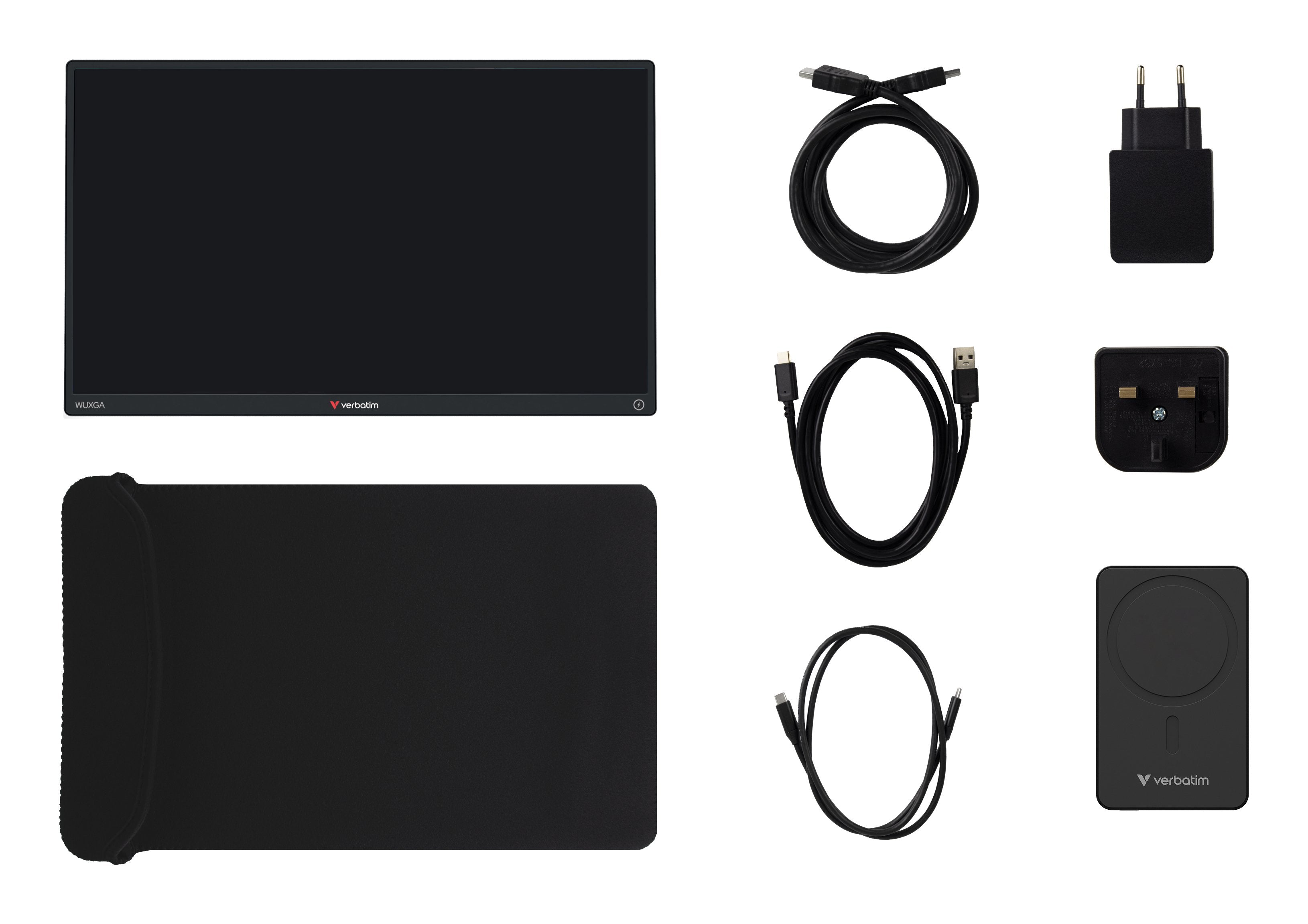 Portable 13.3 Wuxga Touch  Monitor Alu With Wireless