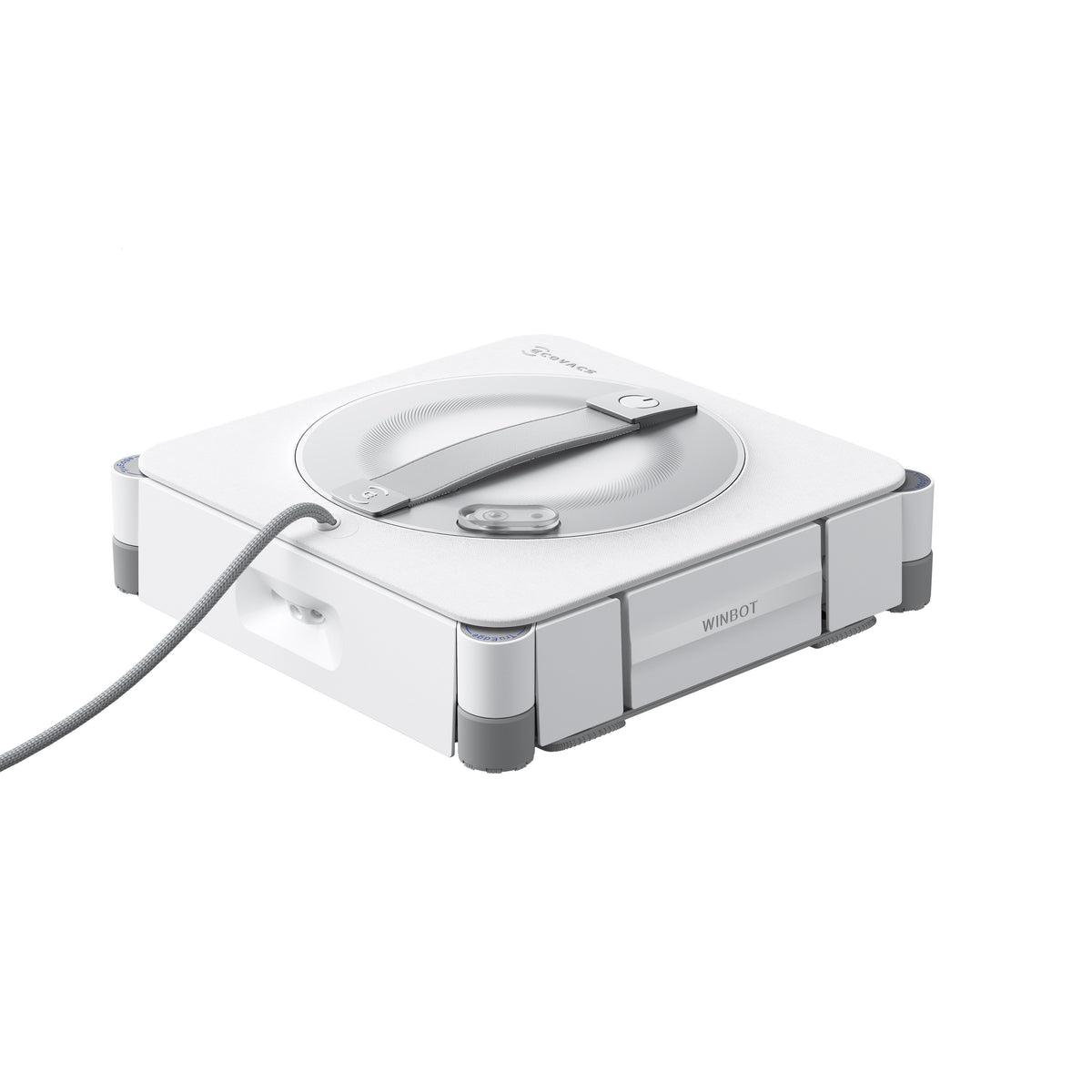 Ecovacs Winbot W2s Pro Omni Window Cleaning Robot,Auto Spray,Smart Path Planning,White+Portable Station