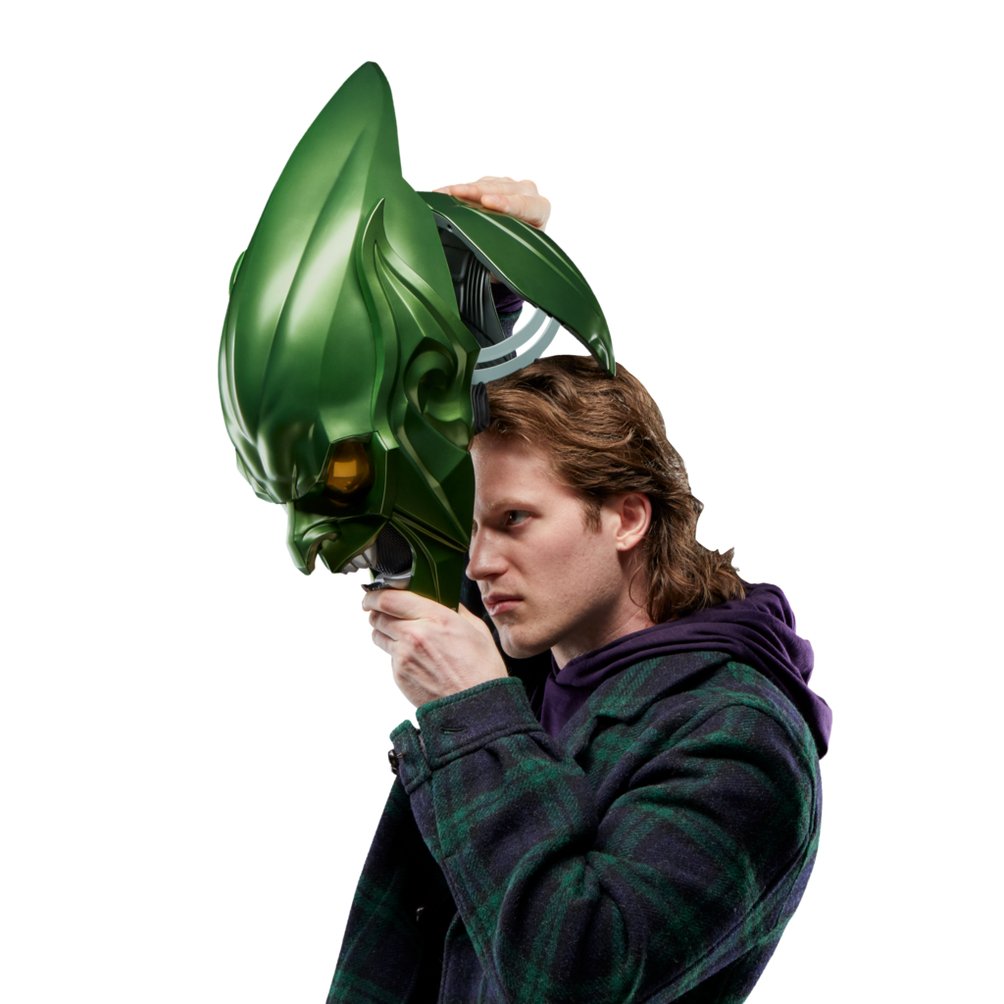Casco Premium Hasbro Marvel Legends Series Spider-Man: No Way Home Green Goblin