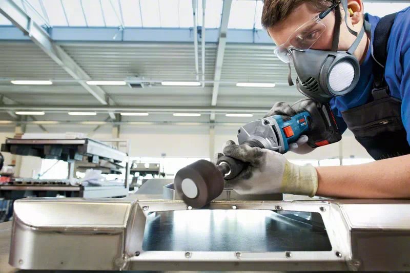 Bosch Ggs 18v-10 Slc L-Boxx Amoladora Recta De Batería