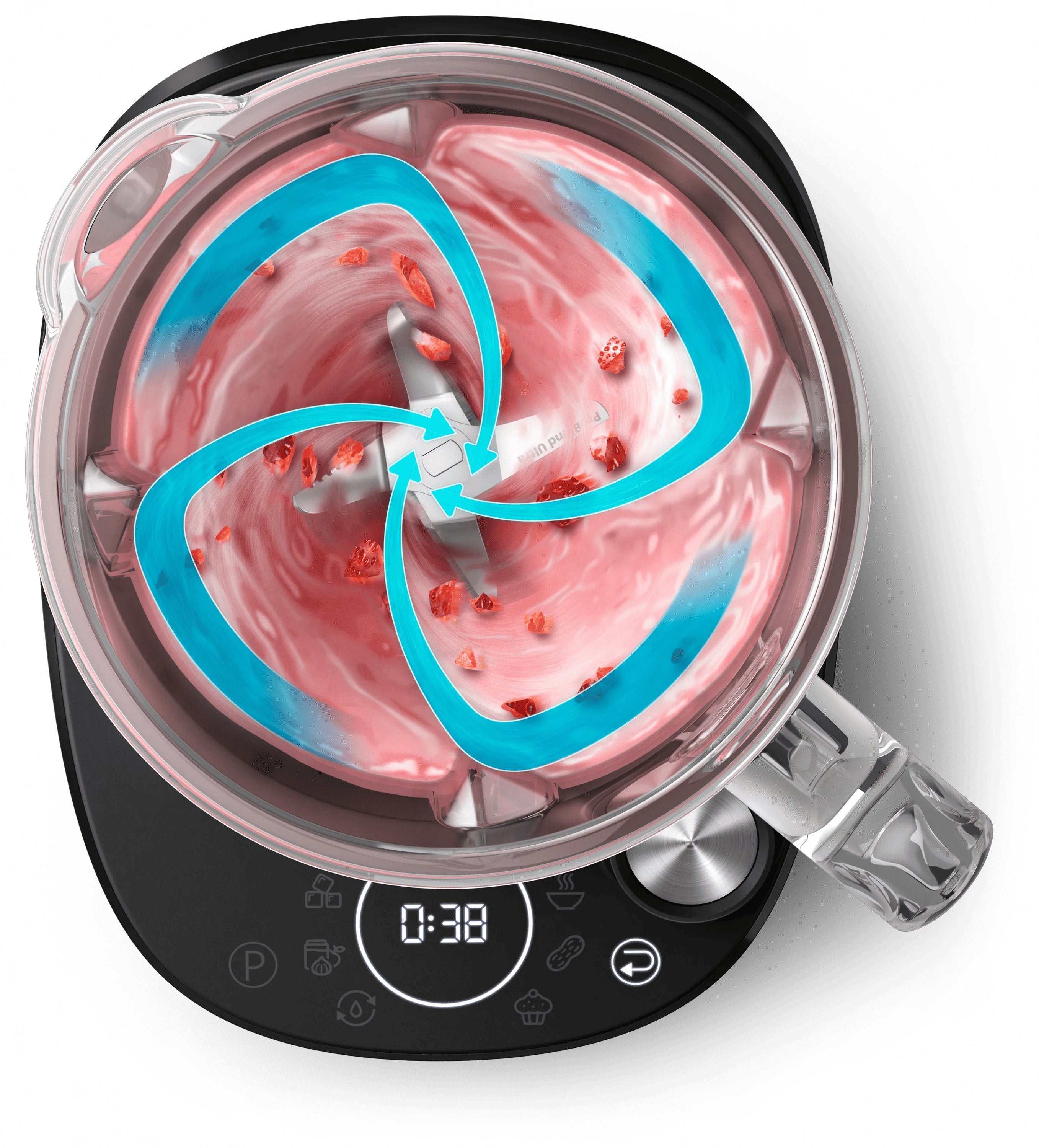 EAN 8720389013591 - Philips 7000 series HR3760/10 licuadora 2 L Batidora de vaso 1500 W Gris imagen 11