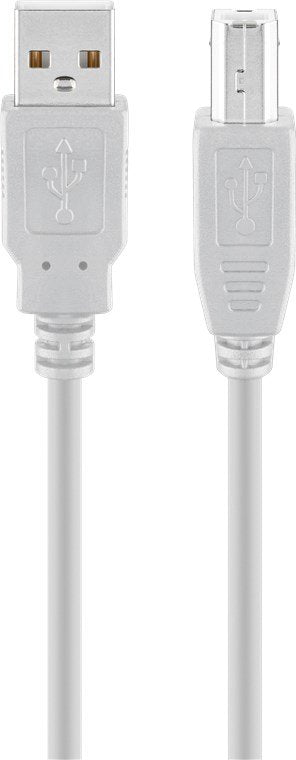 EAN 4040849687136 - Goobay 68713 cable USB USB 2.0 3 m USB A USB B Gris imagen 1