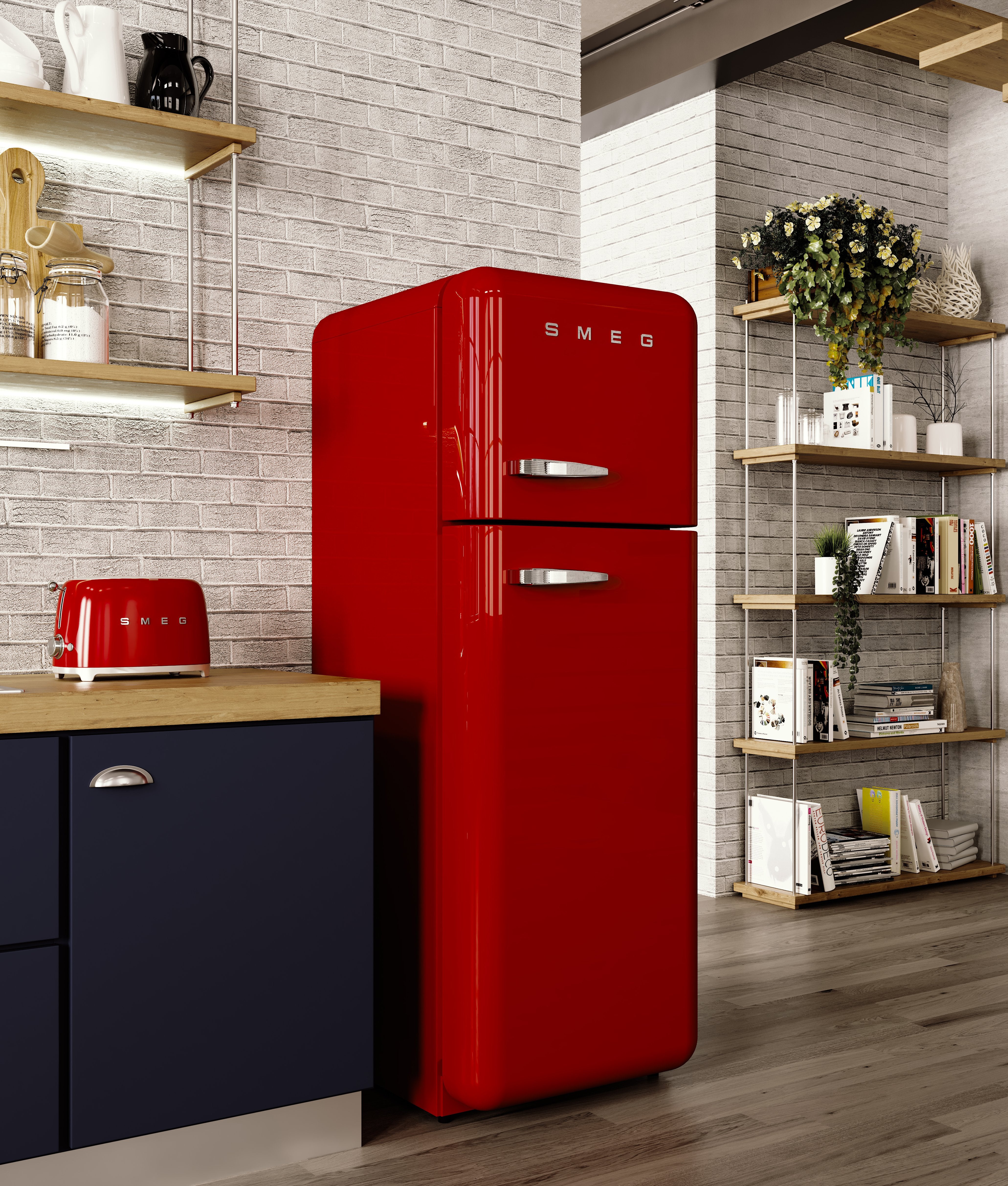EAN 8017709186968 - Smeg TSF01RDEU tostadora 6 2 rebanada(s) 950 W Rojo imagen 11
