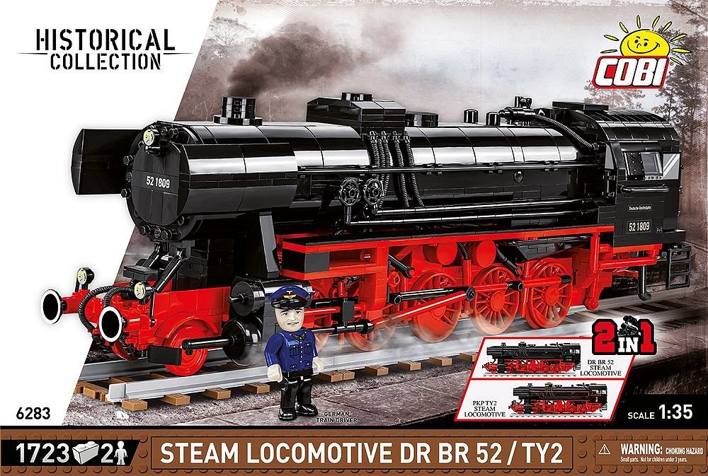 Juguete De Construcción Locomotora De Vapor Cobi Dr Br 52/Ty2 Escala 1:35 Cobi-6283