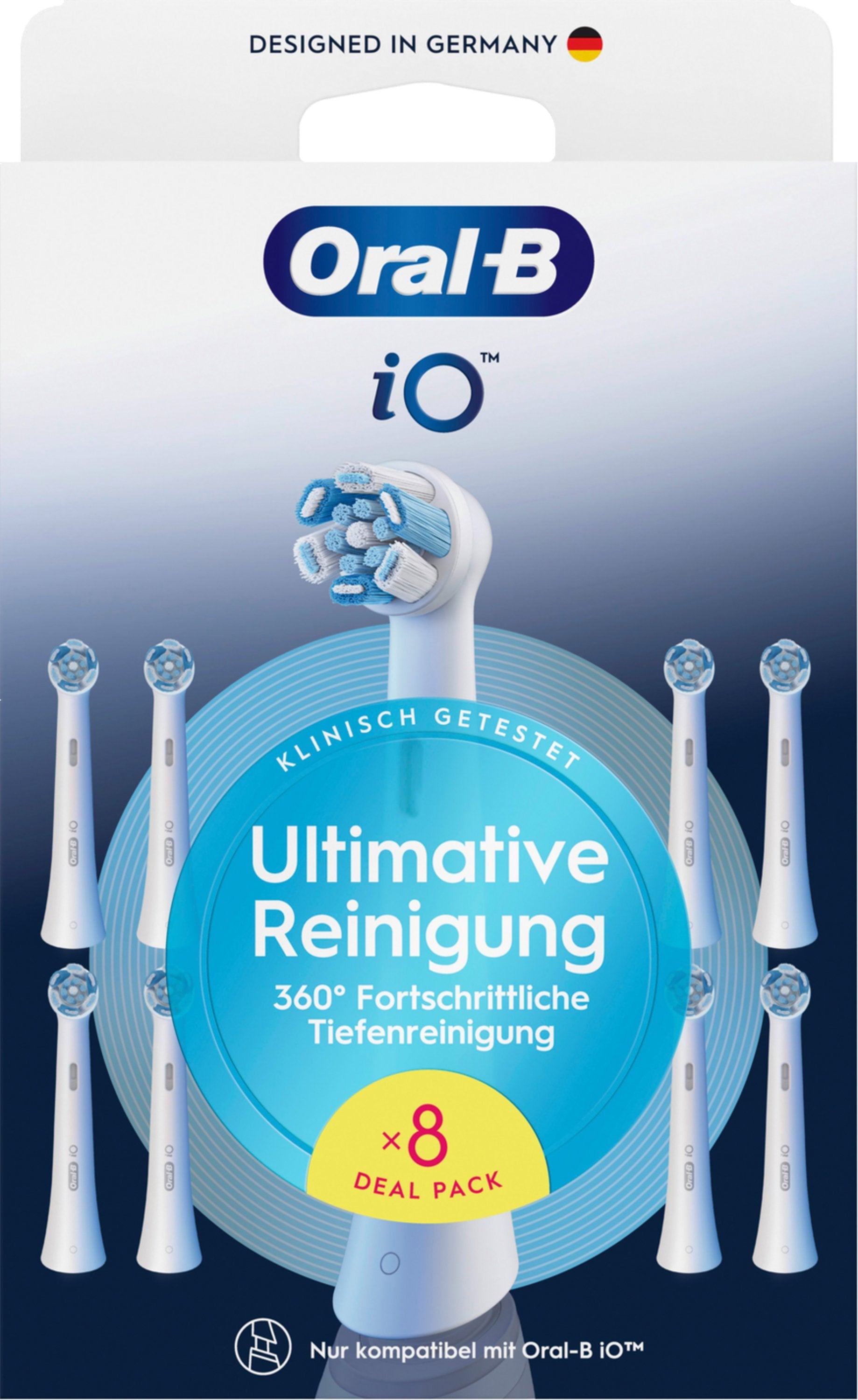 Oral-B Aufsteckbürsten Io Ultimative Reinigung Billboard 8er
