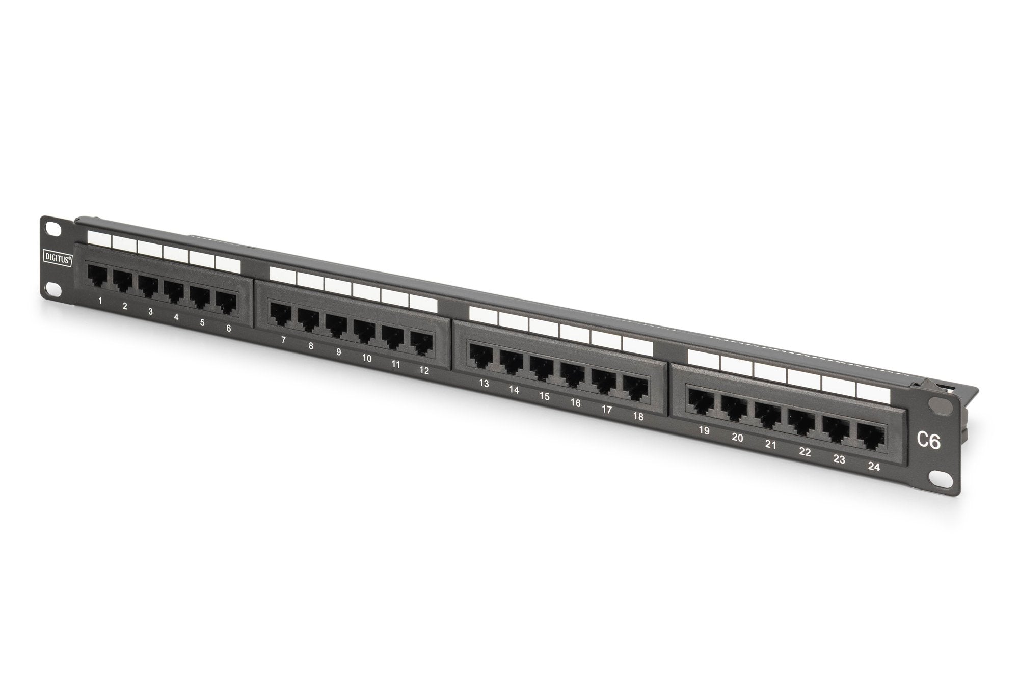 Digitus Patchpanel 1u 24-Port Lsa Cat6 8p8c Ungeschirmt