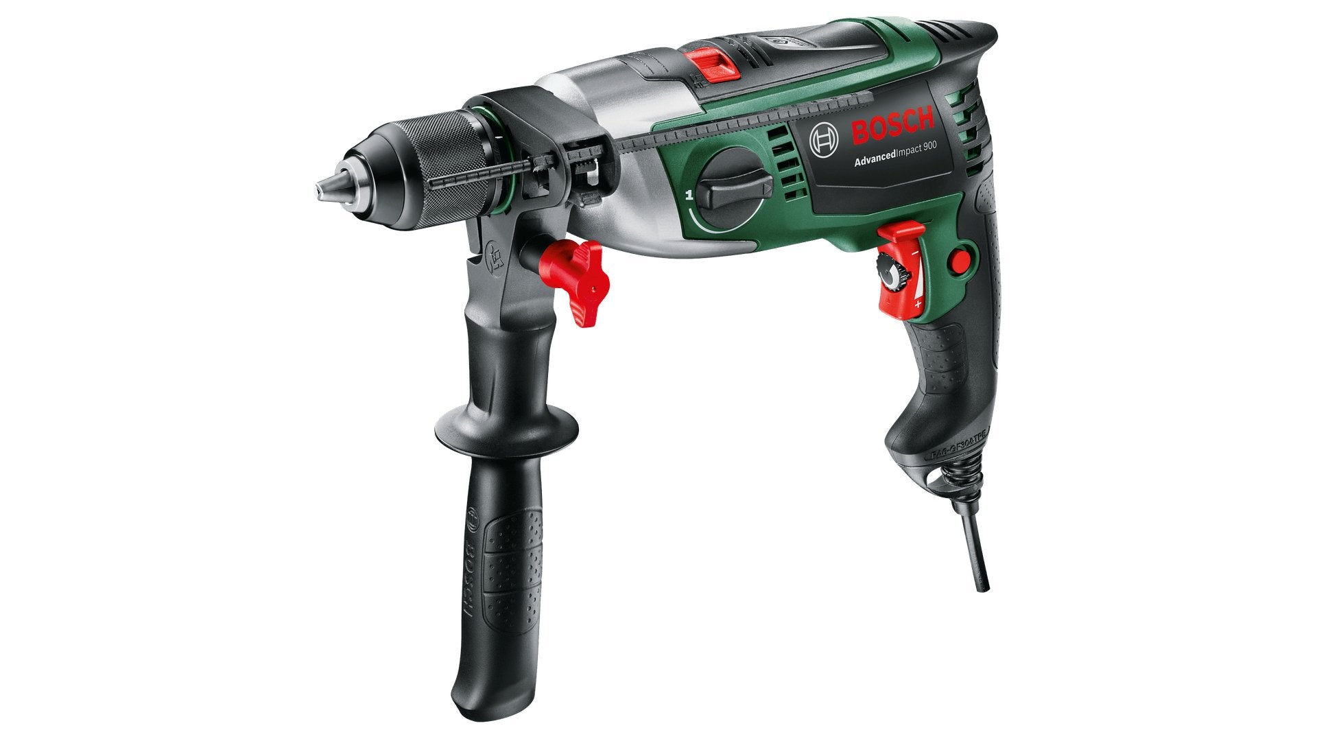 EAN 3165140840910 - Bosch AdvancedImpact 900 2850 RPM Sin llave 2,6 kg Negro, Verde, Gris imagen 1