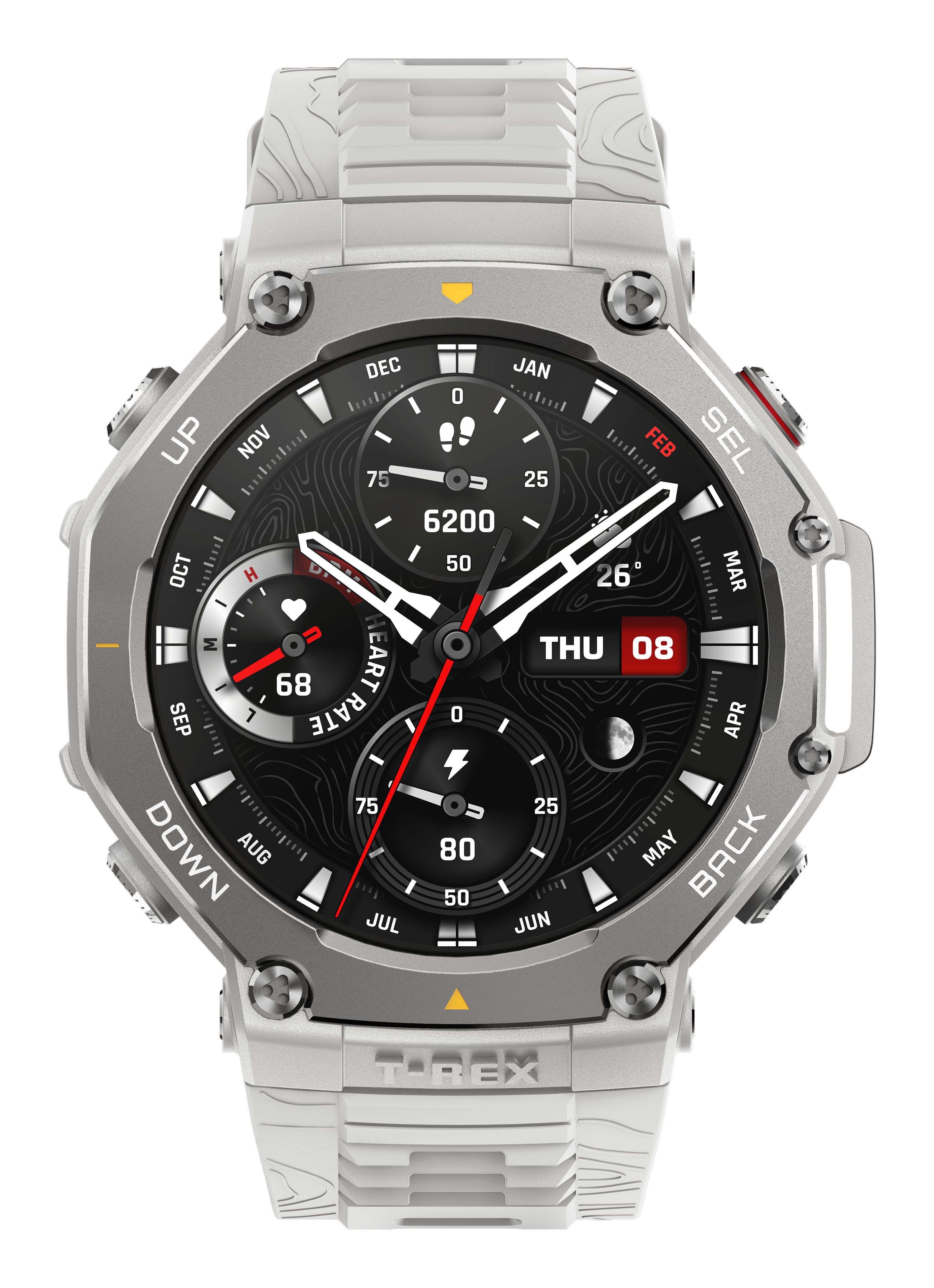 EAN 6970100377804 - Amazfit T-Rex 3 3,81 cm (1.5") AMOLED Digital 480 x 480 Pixeles Pantalla táctil Acero inoxidable GPS (sat imagen 2