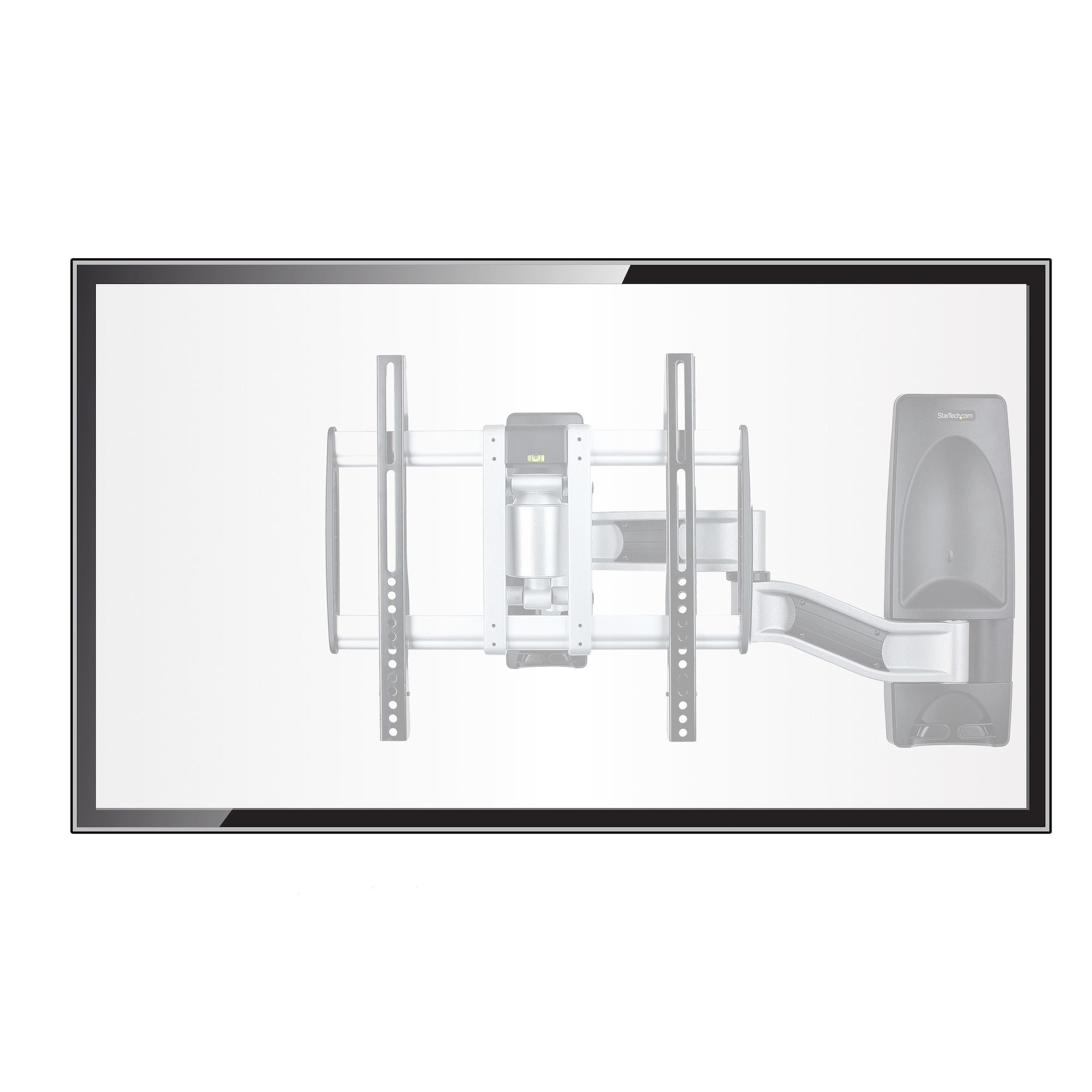 Startech.Com Soporte De Montaje Articulado De Pared Para Televisores - Soporte Vesa De Pared - Soporta Tv Plano O Curvos De 65 O 45kg - Perfil Bajo Retraible - De Esquina