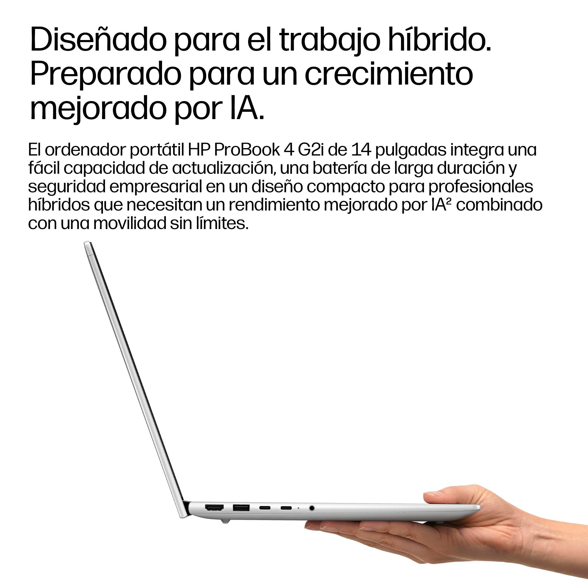Hp Probook 4 G2i 14 Ai Intel Core 5 315 14p Wuxga 16go Ddr5 512go Ssd Ax6g+Bt 3c Batt W11p 1yr Wrty