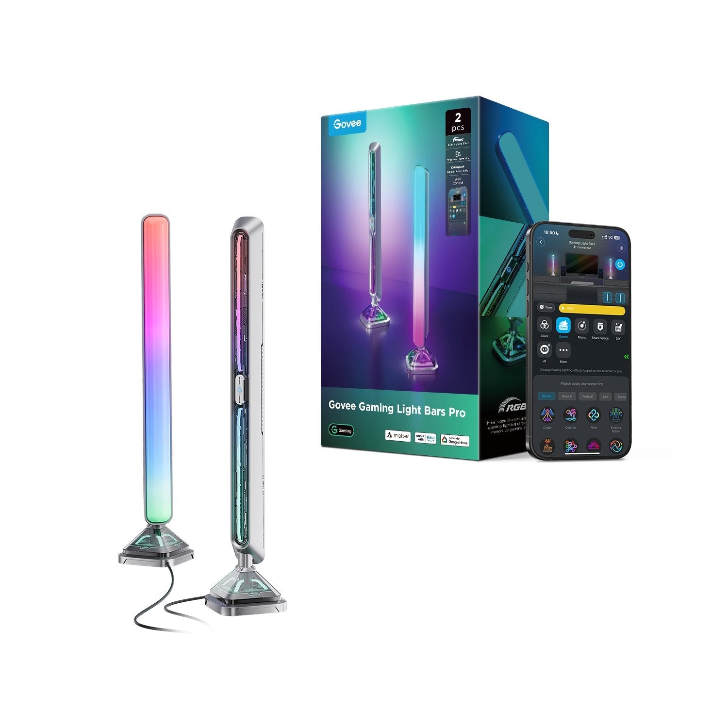 Govee Smart Gaming Light Bars Pro (2er-Pack) H8048c81