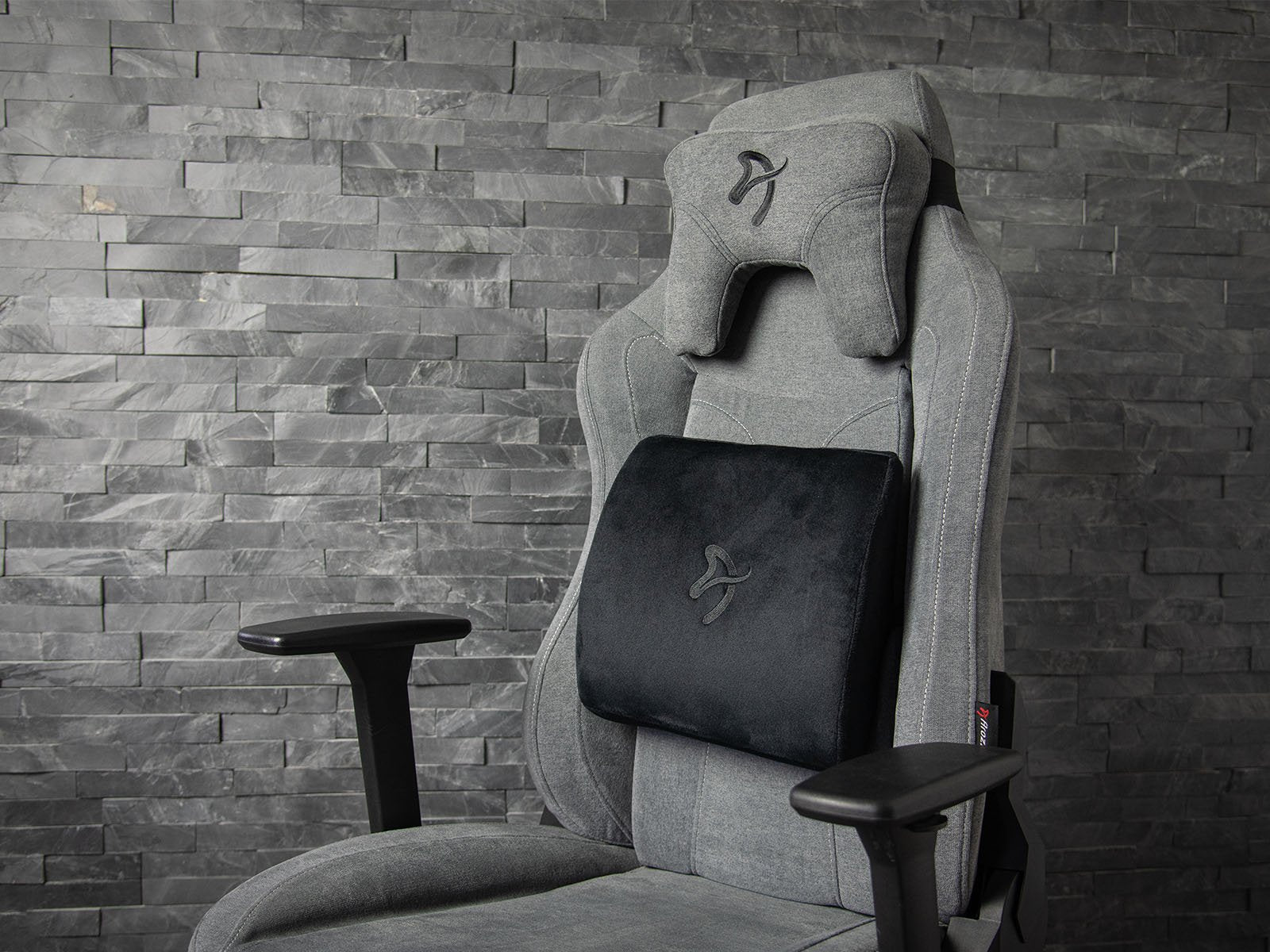 Arozzi Lumbar Support - Black Velour