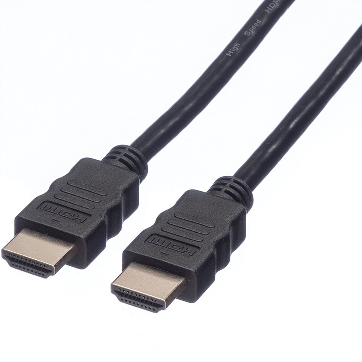 Roline Hdmi High Speed Cable Mit Ethernet, Tpe, Schwarz, 3 M