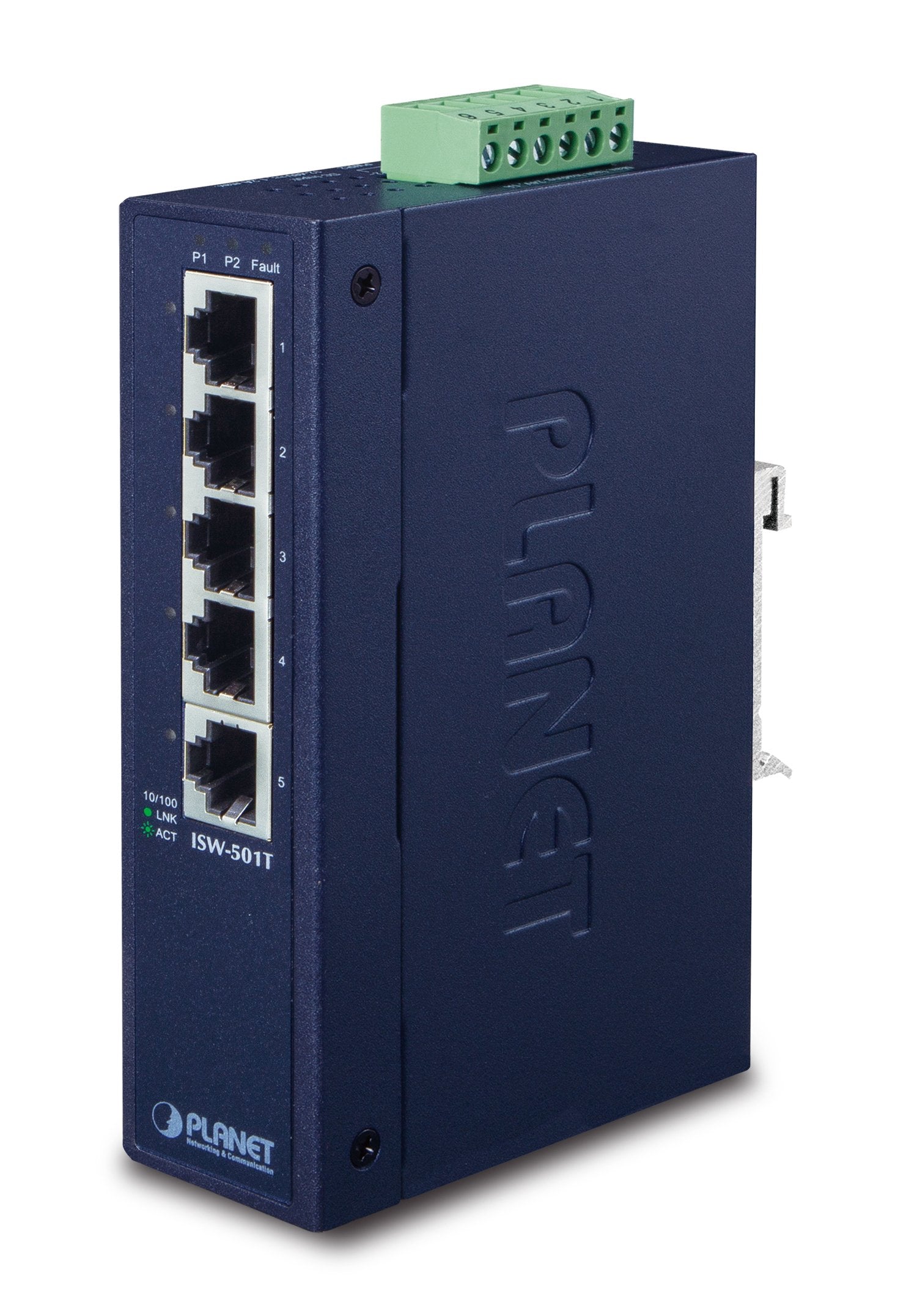 EAN 4711213686795 - PLANET ISW-501T switch No administrado L2 Fast Ethernet (10/100) Azul imagen 1