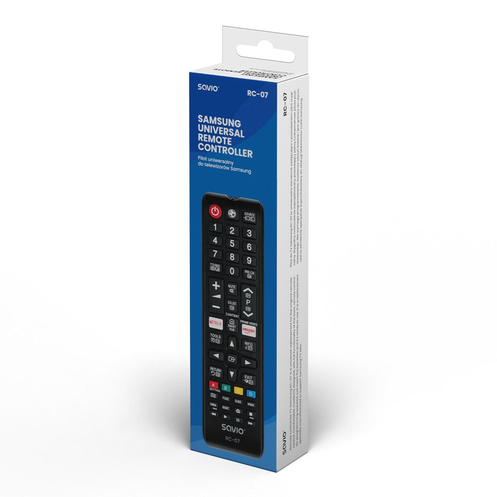 Savio Rc-07 Universal Remote Control / Tv Replacement Samsung