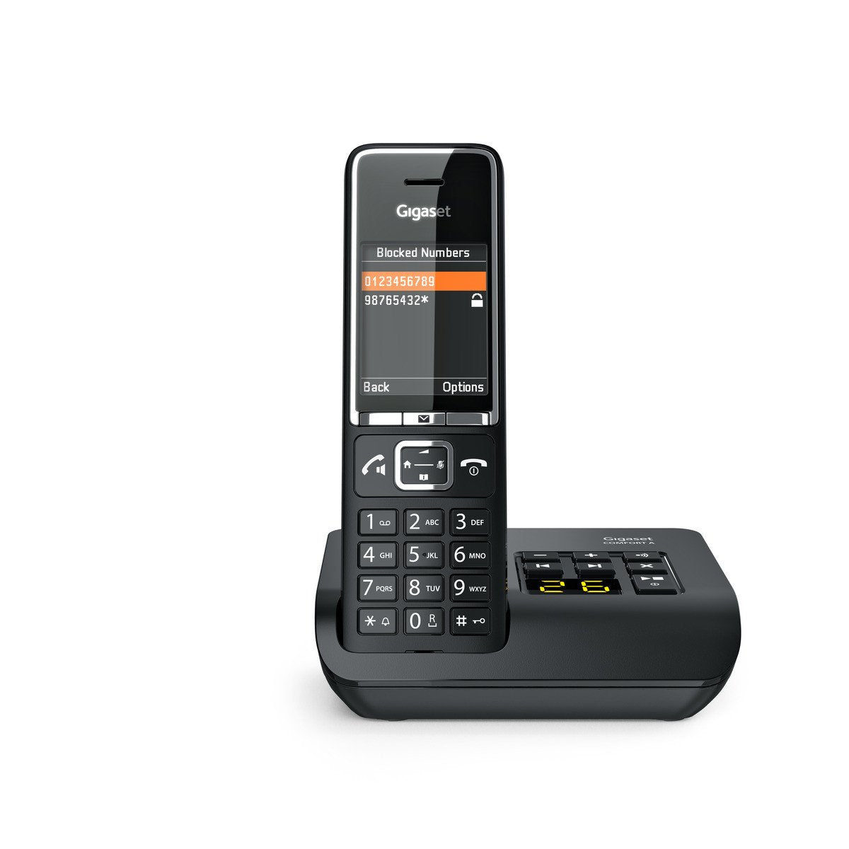 EAN 4250366866109 - Gigaset COMFORT 550A Teléfono DECT/analógico Identificador de llamadas Negro imagen 9