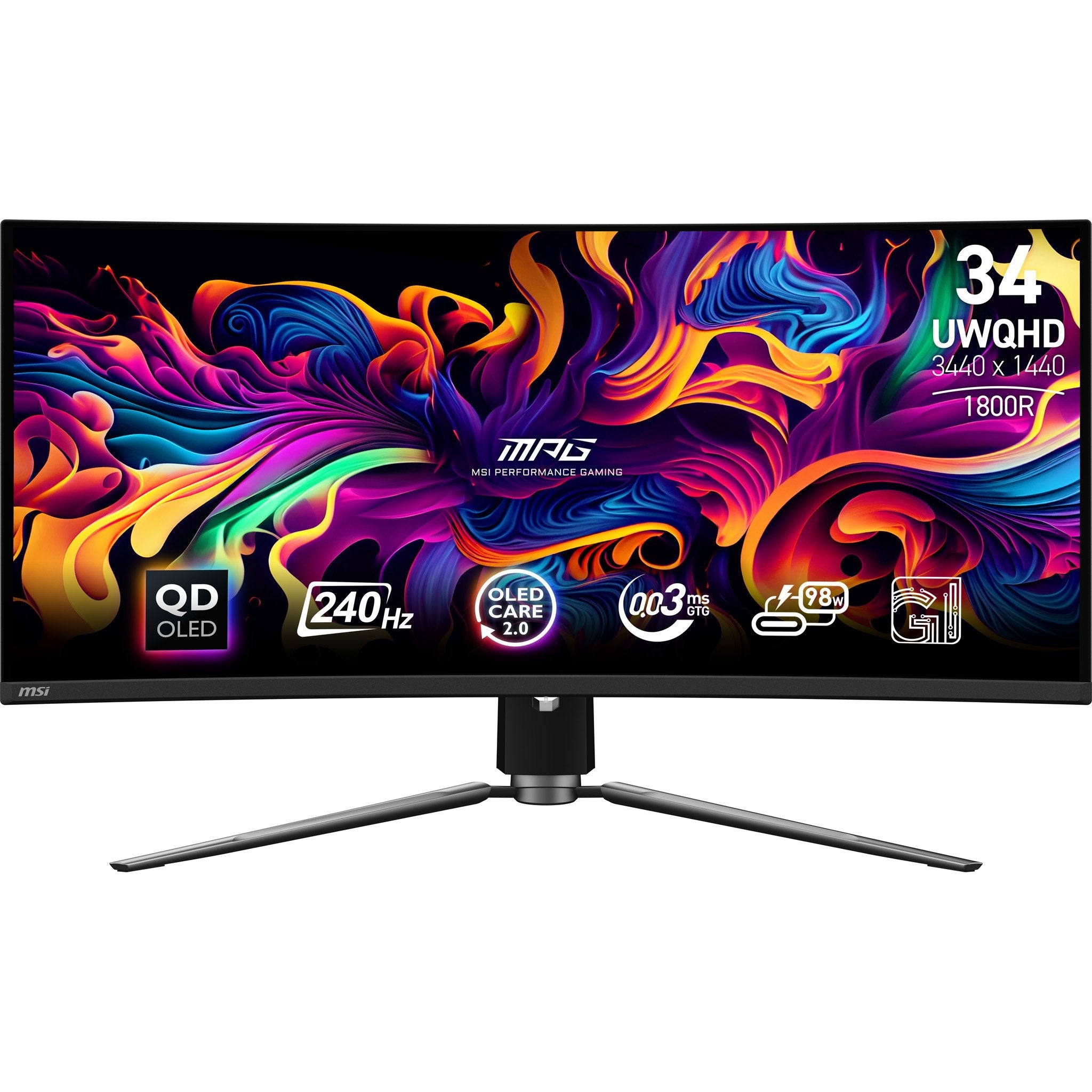 Monitor Oled 34"/Mpg 341cqpx Qd-Oled Msi