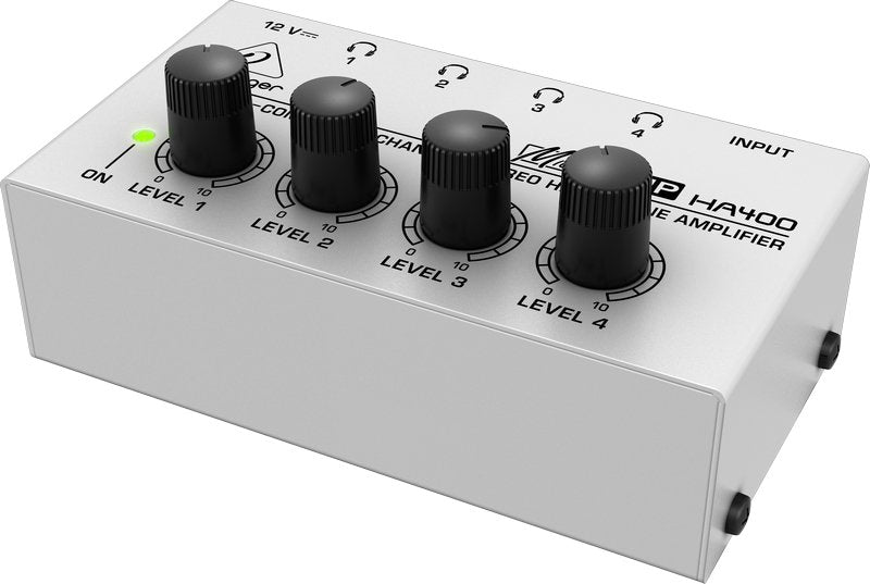 Behringer Ha400 Amplificador Para Audífono Negro, Gris