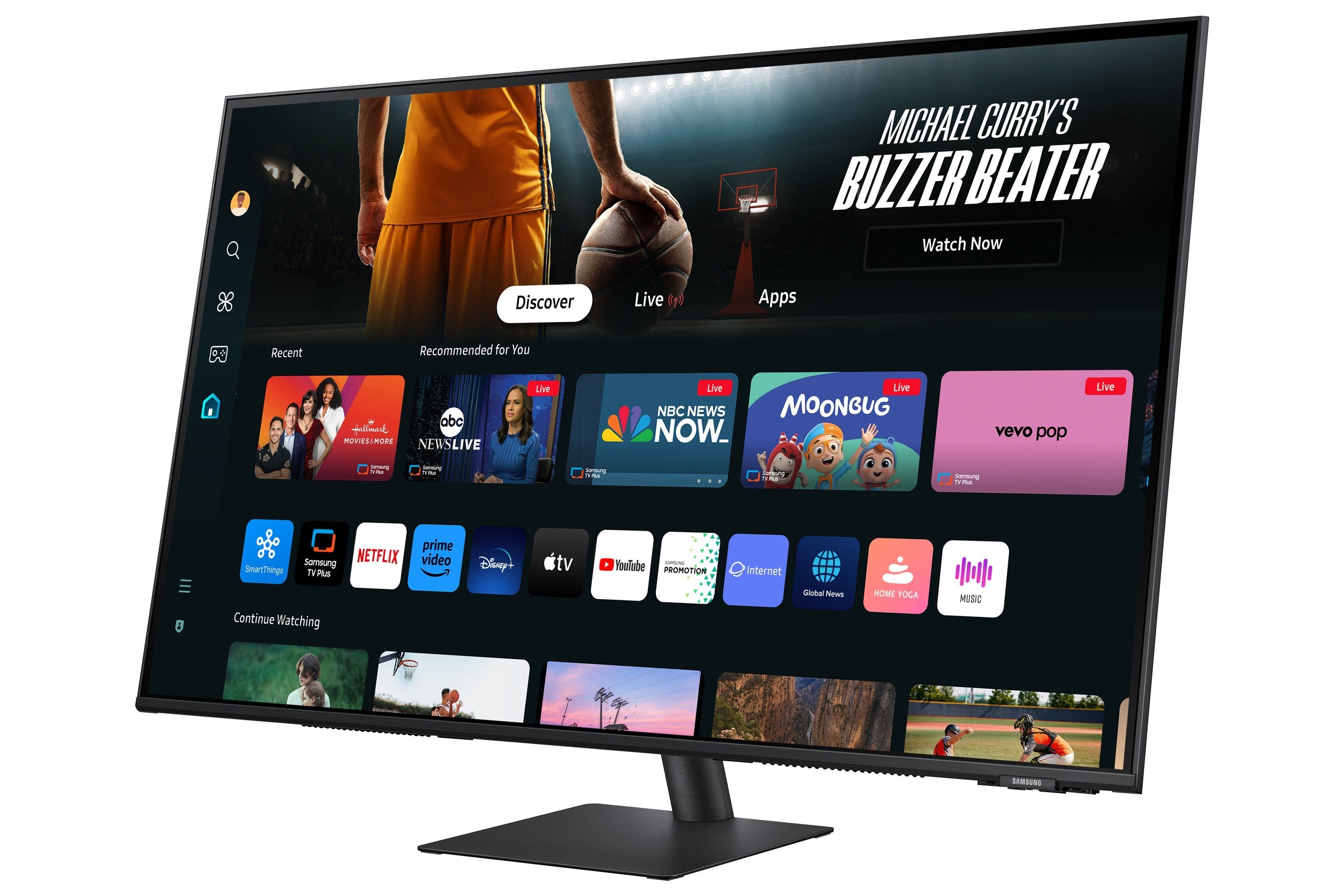EAN 8806095547053 - Samsung M70D pantalla para PC 109,2 cm (43") 3840 x 2160 Pixeles 4K Ultra HD LCD Negro imagen 3