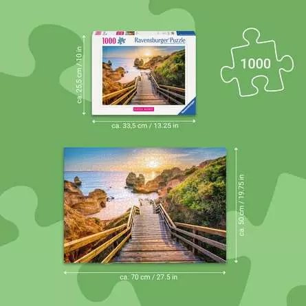 Ravensburger Puzzle Hermosas Pasarelas - Escaleras De Madera A Praio Do Camillo 1000 Piezas 12001761