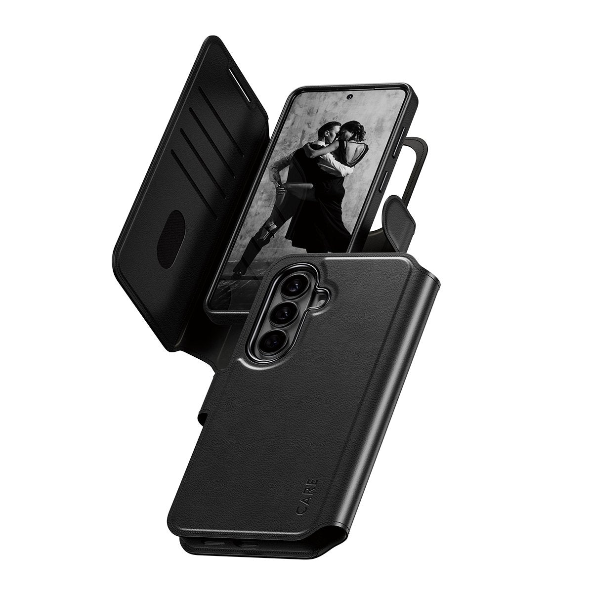 Panzerglass Care By ® Case Tango 2-In-1 Wallet M. Qi Samsung Galaxy S26, Cover, Samsung, Samsung - Galaxy S26, Transparent