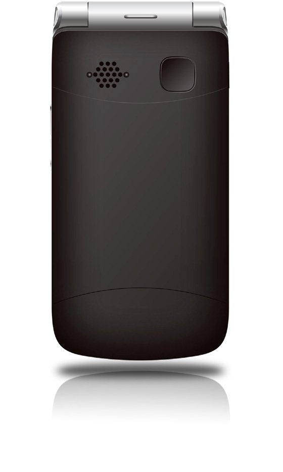 Beafon Sl645 Silver Line, Teléfono Plegable Con Teclas Grandes, Negro
