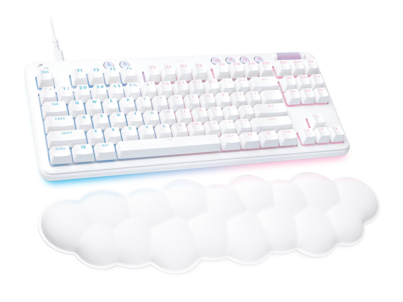 EAN 5099206098572 - Logitech G 920-010414 teclado Juego USB QWERTY Español Blanco imagen 1