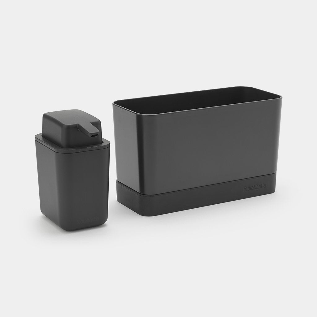 Brabantia Sink Organizer Set Dark Grey