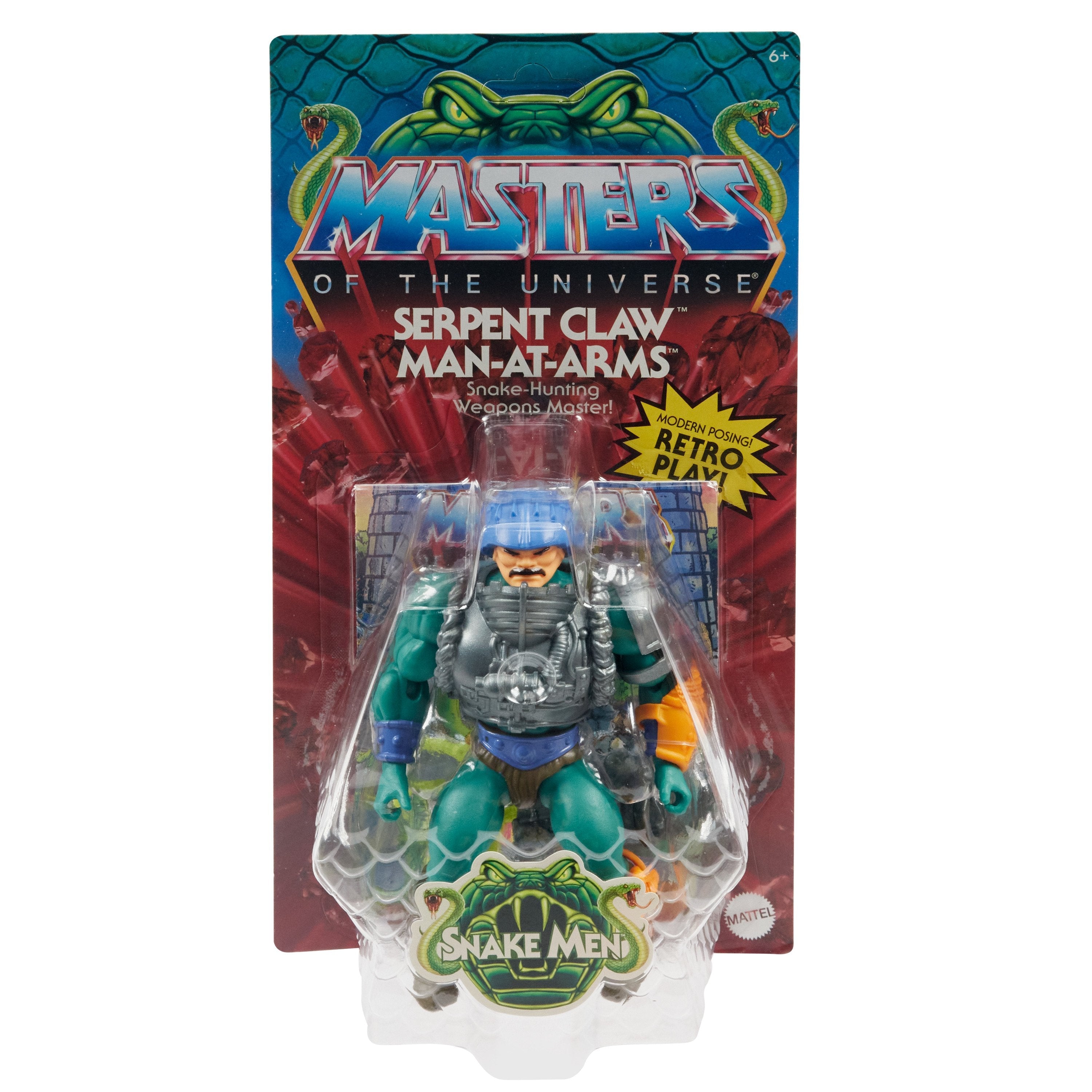 Mattel Figura Masters Of The Universe Origins Serpent Claw Man-At-Arms, 14 Cm Hkm76