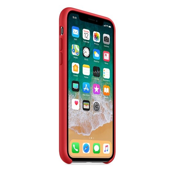 Apple Funda Iphone X Silicone Case - (Product)Red - Mqt52zm/A