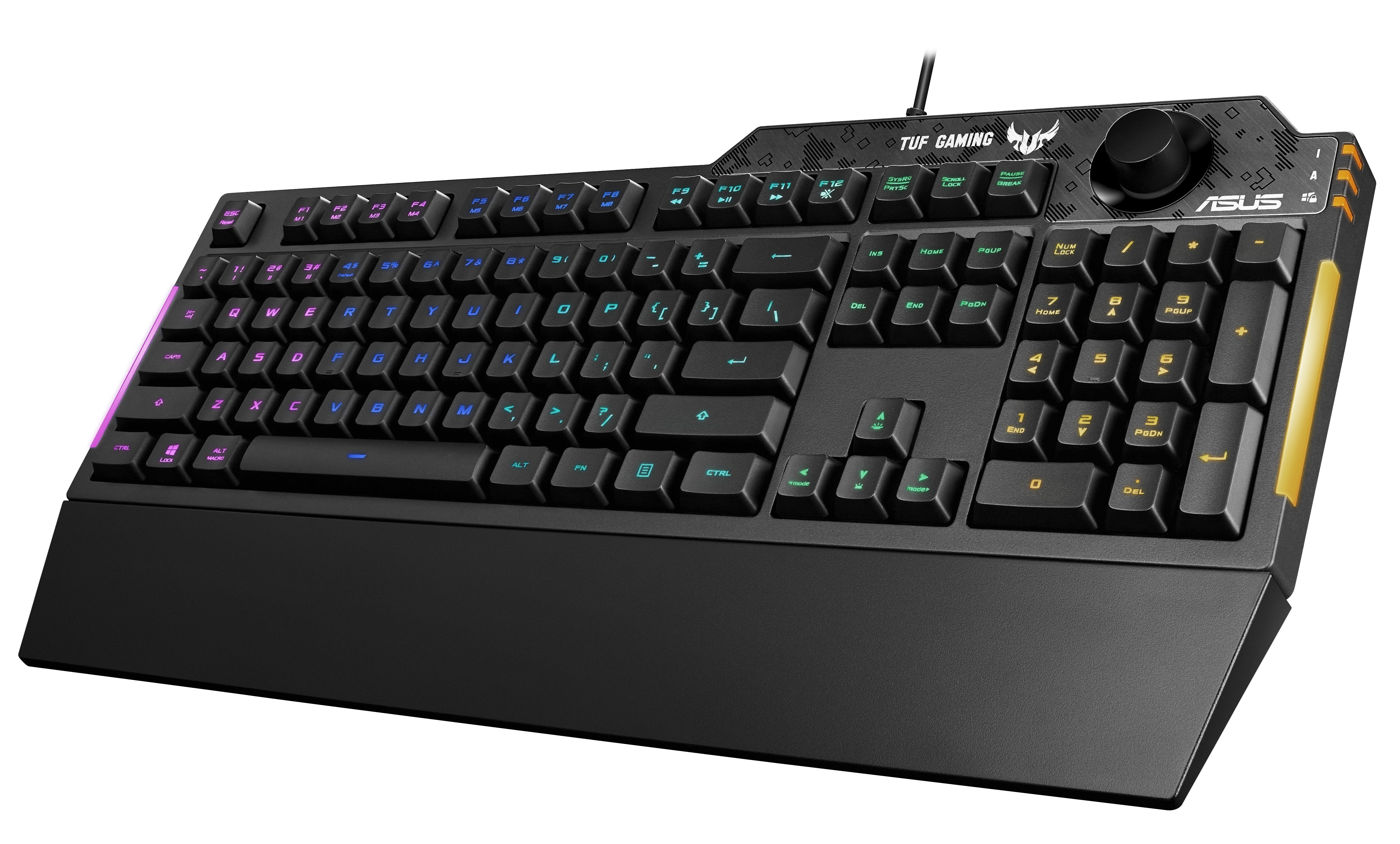 Teclado Frances Asus Tuf K1 Gaming Keyboard . Layout