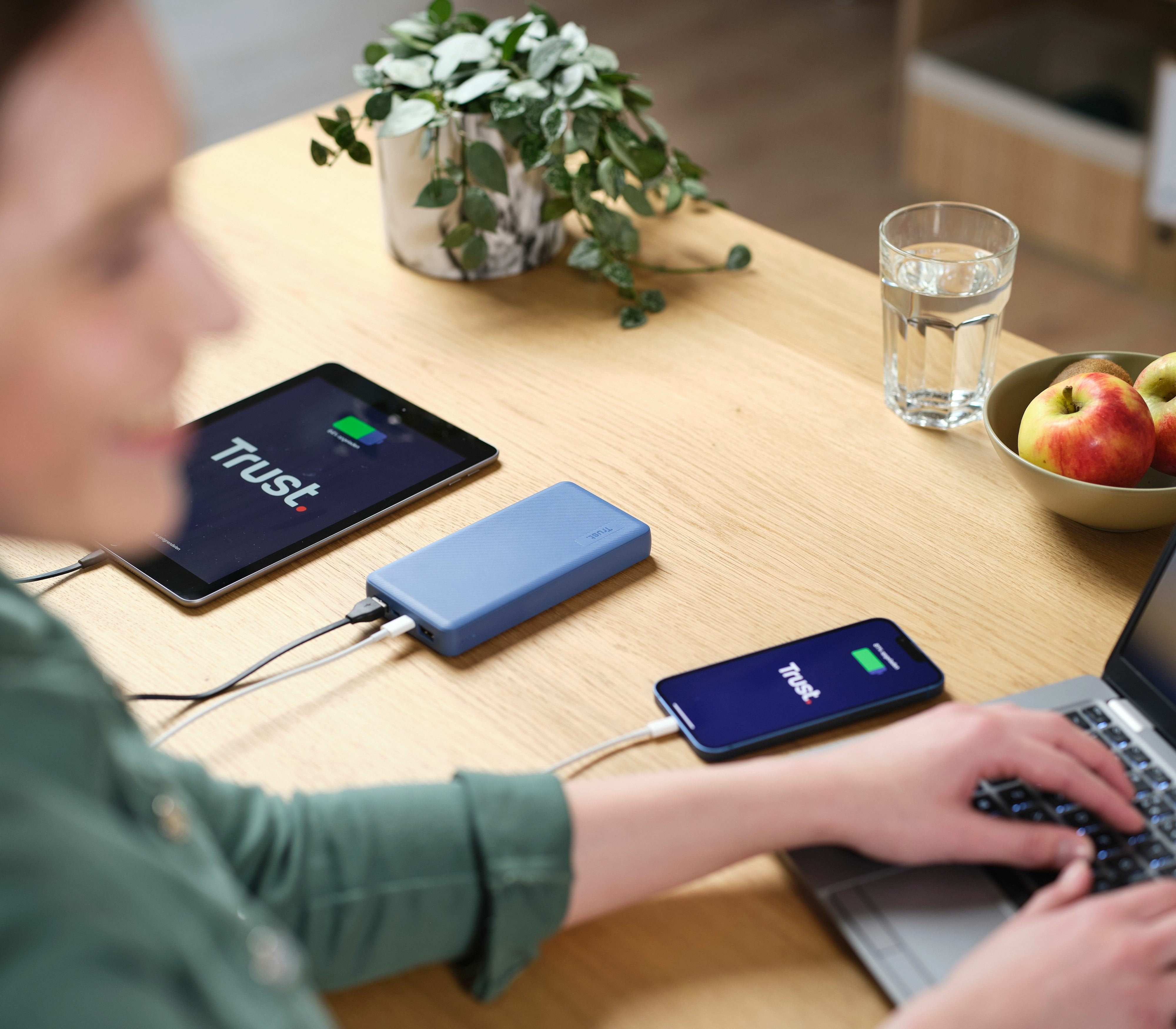 Powerbank 20000mah Trust Primo Azul