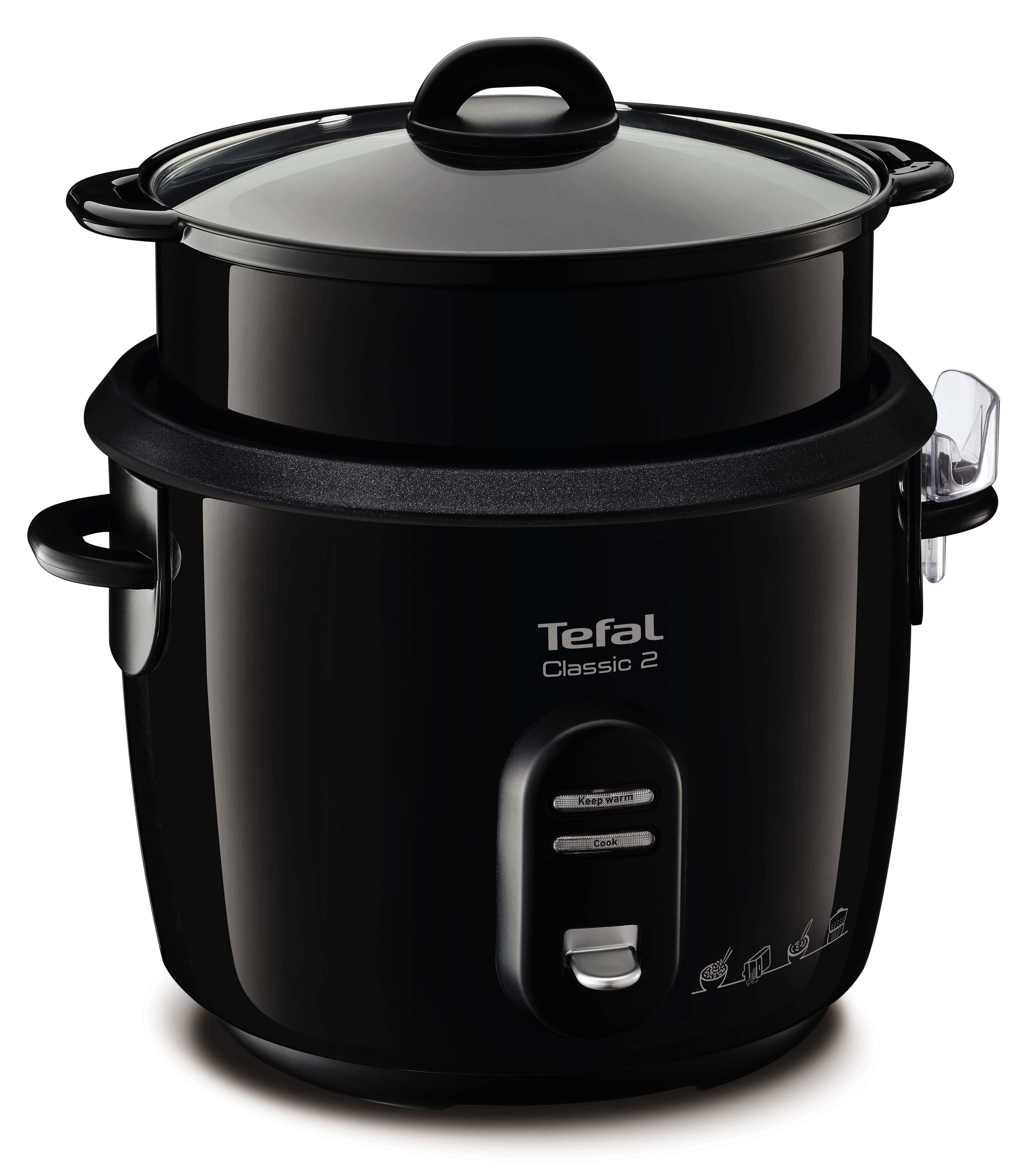 Olla Tefal Classic 2 Rk1038  Eléctrica Arrocera 5 L 700 W (Rk103811) Negro