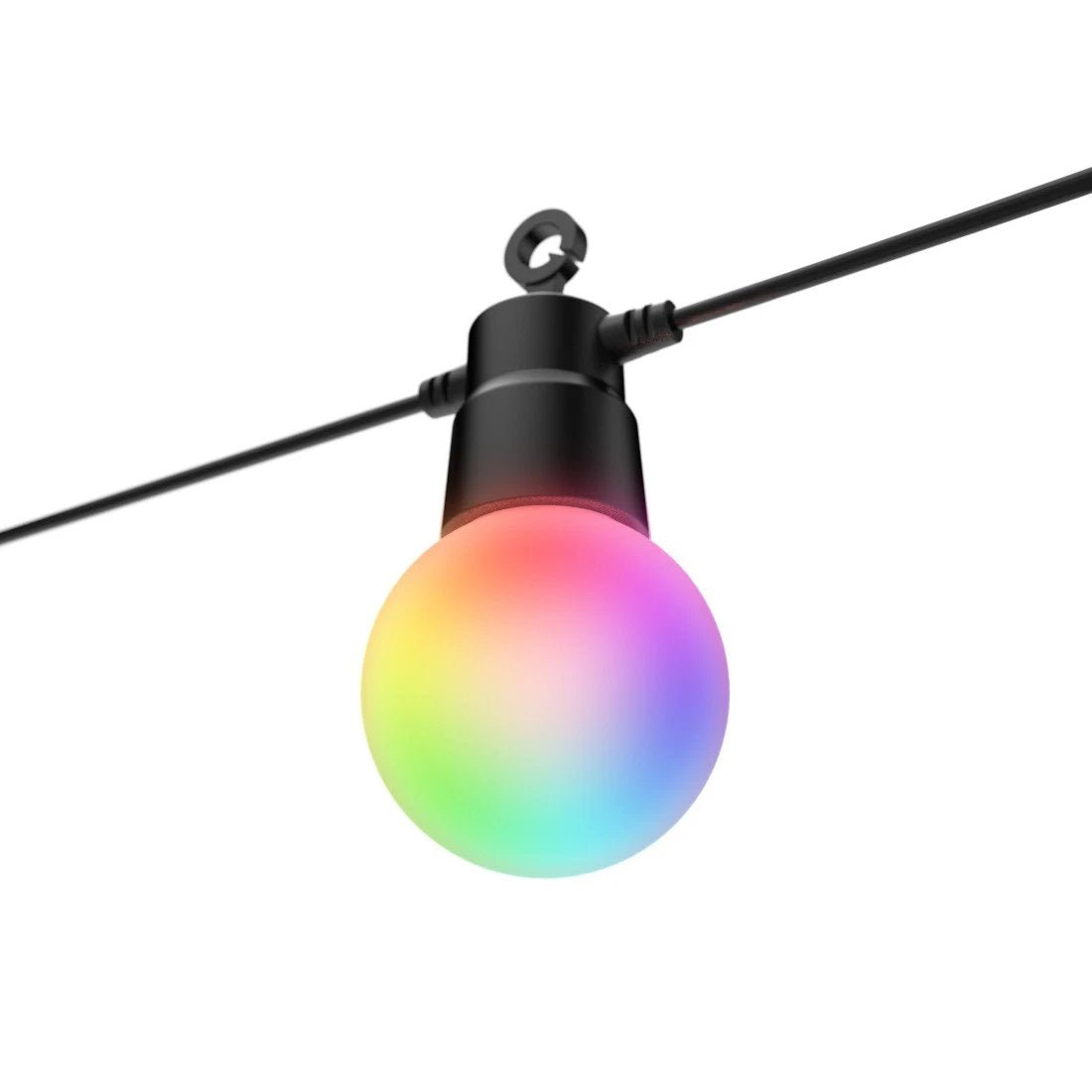 Hama Cadena De Bombillas Led Rgb Inteligente Para Exterior - Longitud 8m - Ip44 - Wifi - Flexible - Cable De