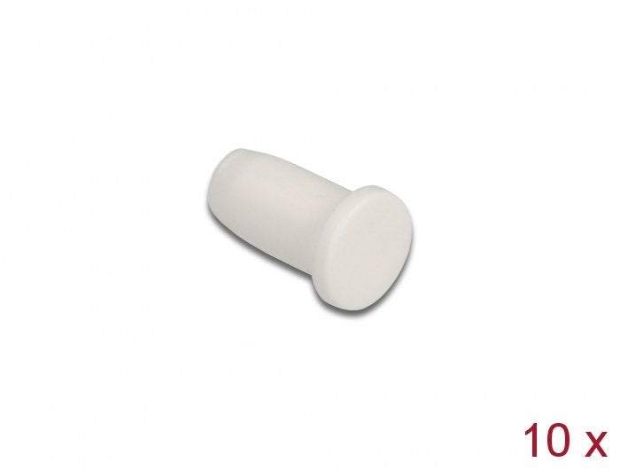 Delock Lwl Maubschutzkappe (Vpe 10) Para Meckverbinder Mit 1,25mm Hülse Blanco