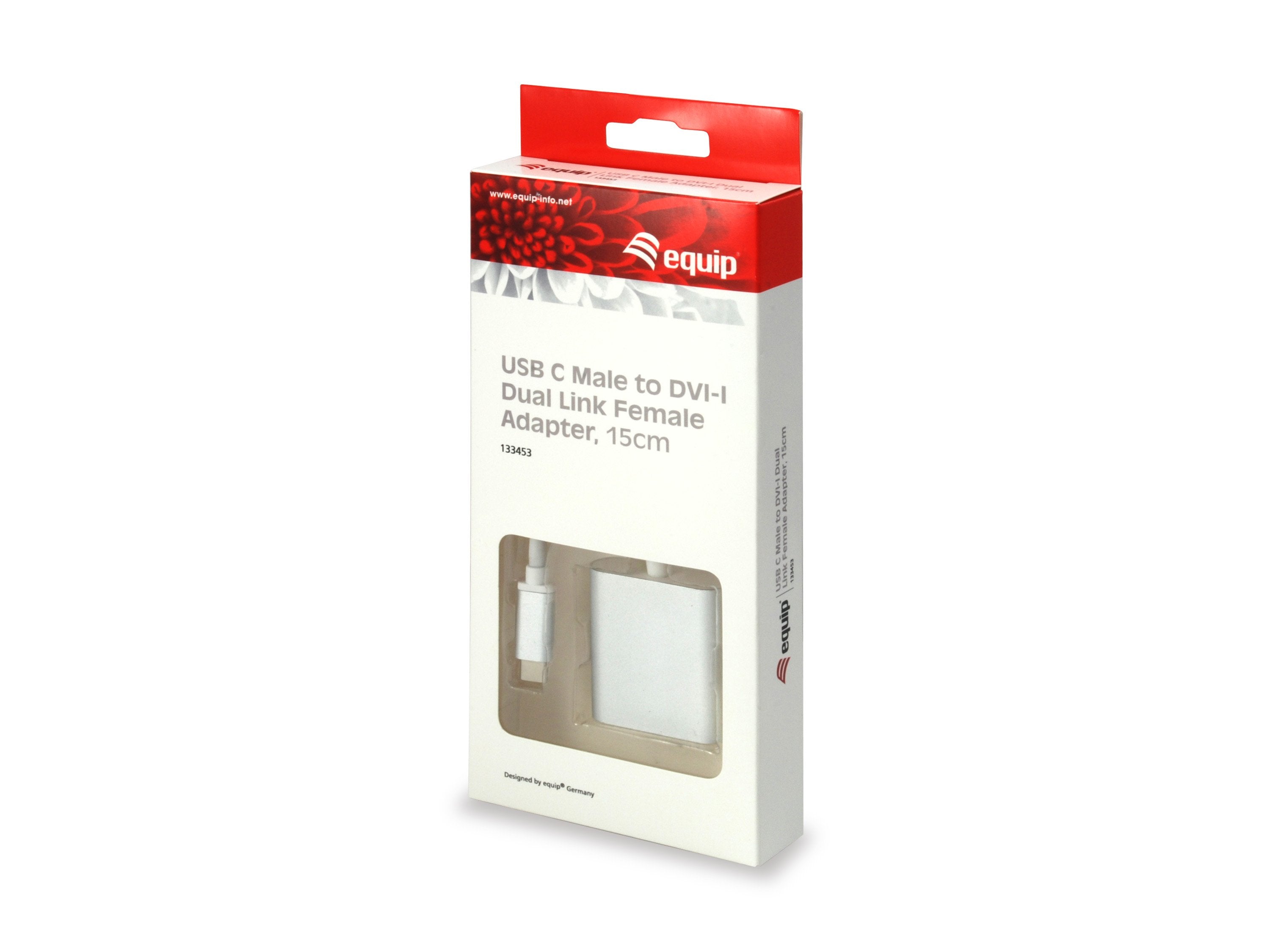 Equip Adaptador  Usb Tipo C A Dvi-I  M/H  0,15m  133453