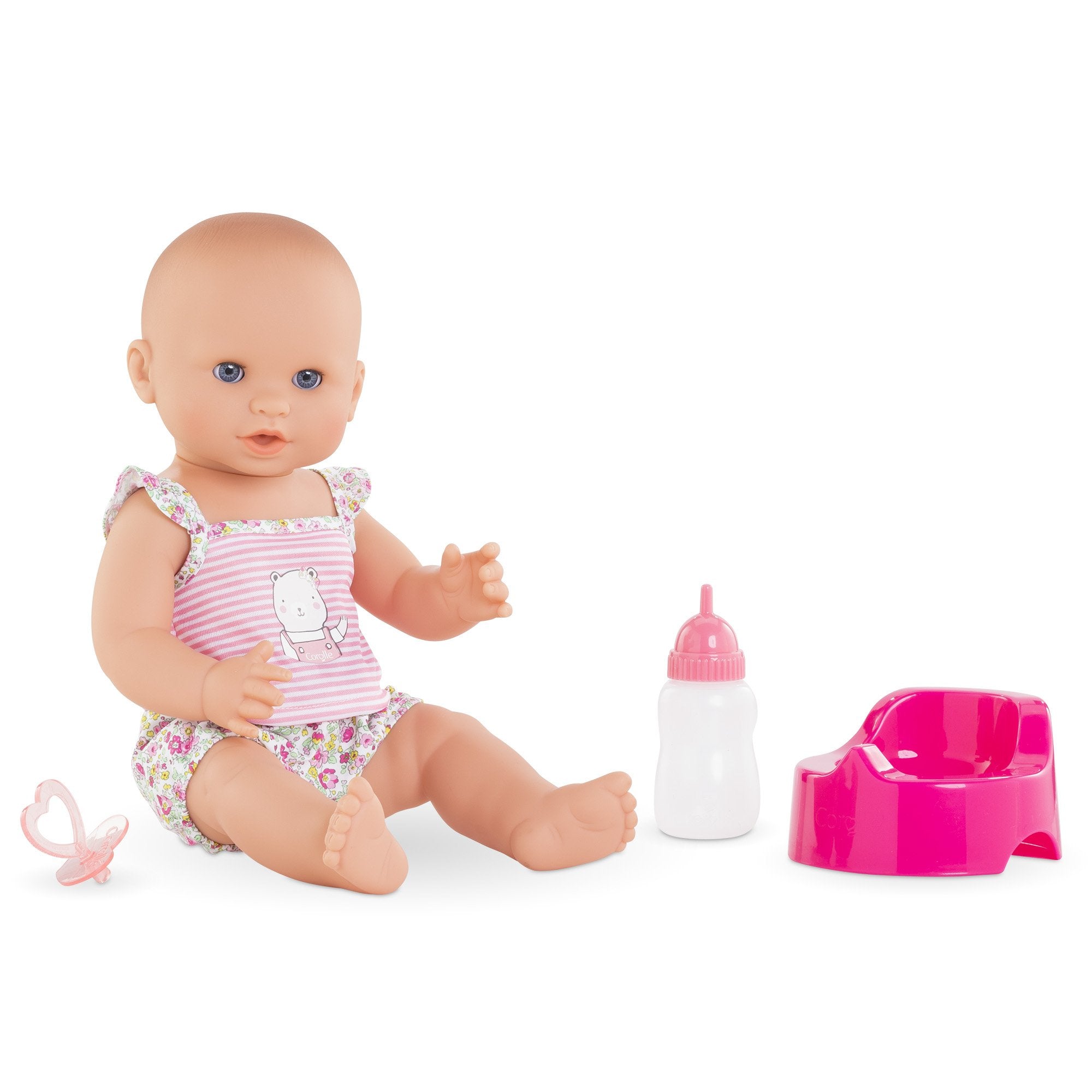 Simba Corolle Mon Grand Poupon Emma Bebida+Baño Húmedo Muñeca Bebé