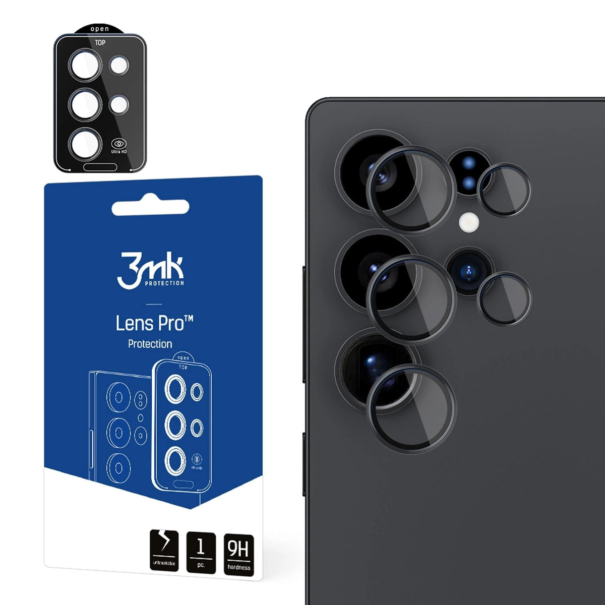 3mk Lens Protection Pro Black Do Samsung Galaxy S25 Ultra