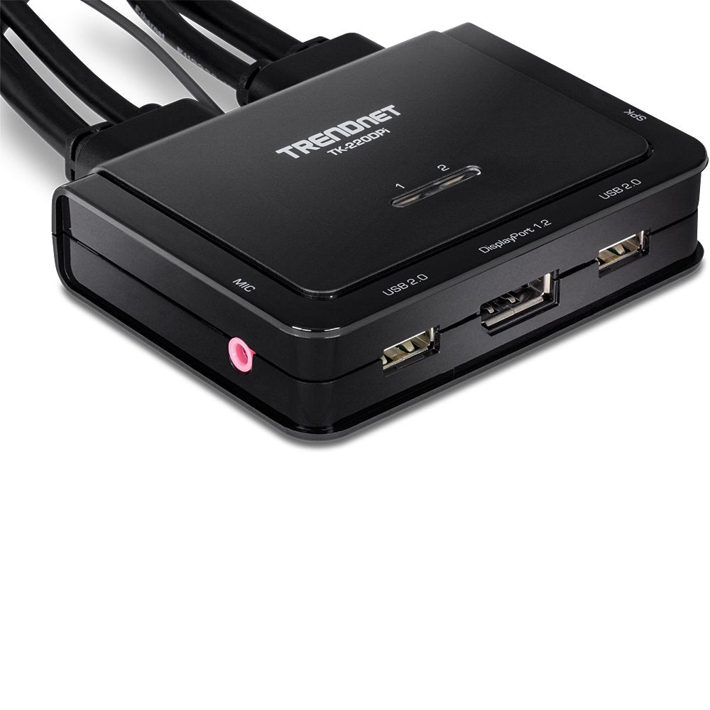 Conmutador Kvm Trendnet Tk-220dpi - 2 Ordenador(Es)