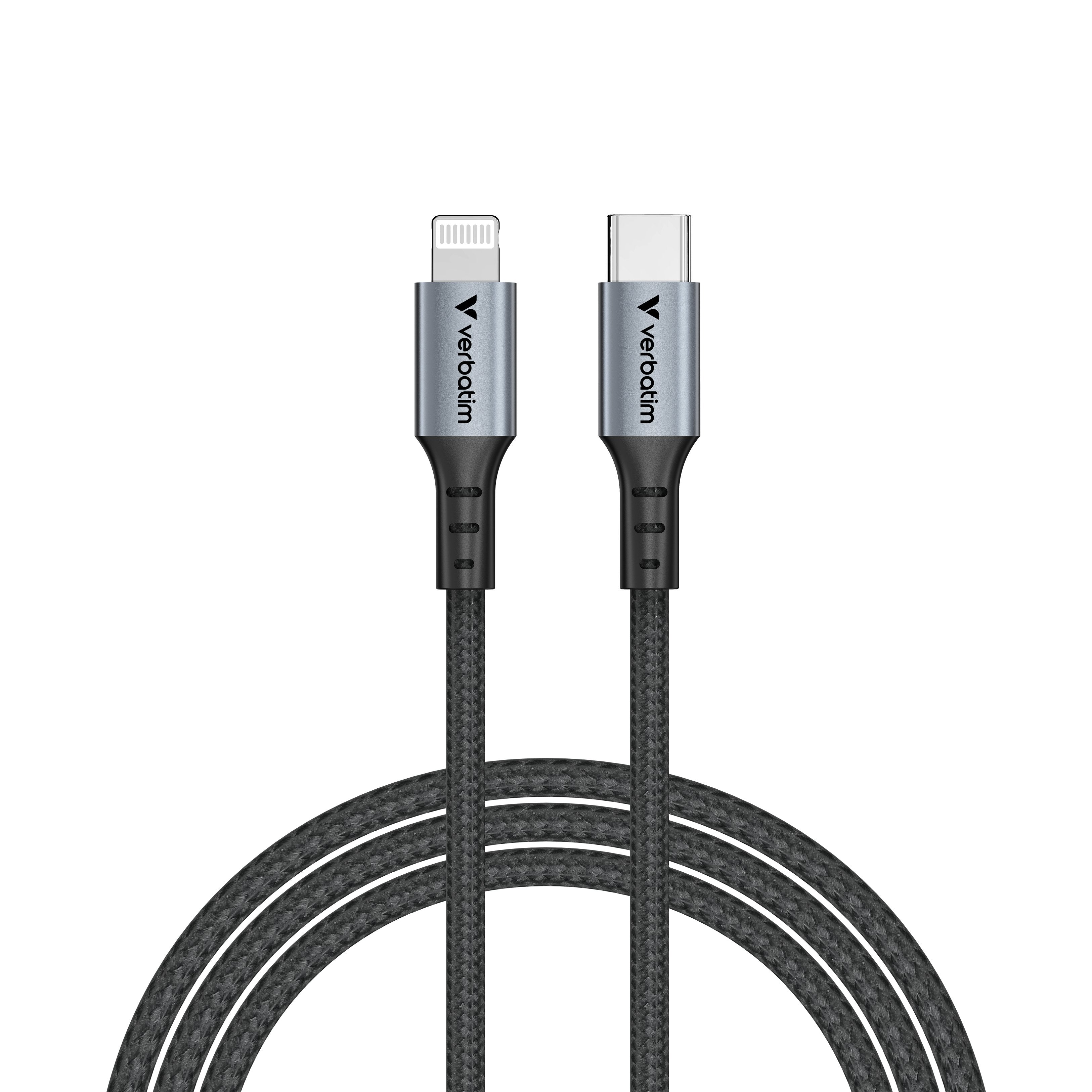 EAN 0023942318446 - Verbatim 31844 cable de conector Lightning 1,2 m Negro imagen 3