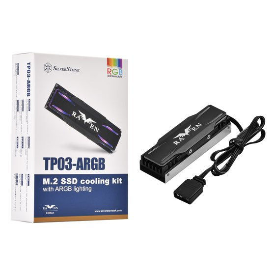EAN 4710679811154 - Silverstone TP03-ARGB Unidad de estado sólido Disipador térmico/Radiador Negro 1 pieza(s) imagen 7