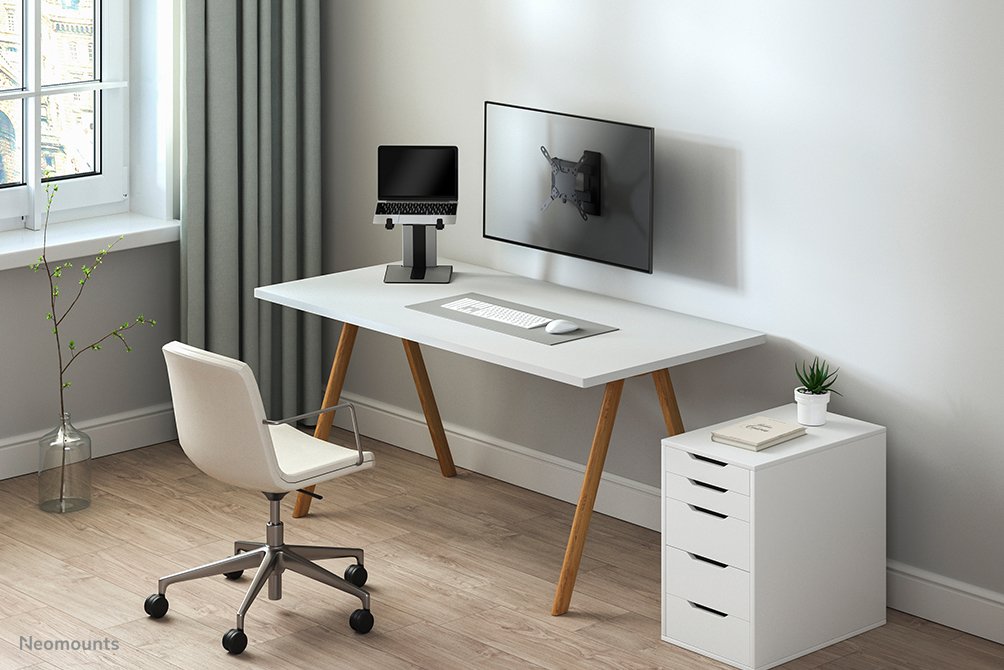 Pie Para Newstar Soporte Portatil De Hasta 16 "Max 5kg, Plegable, Plata / Negro.